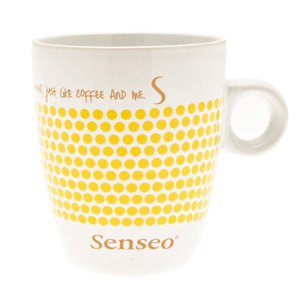Senseo Becher »Kaffeebecher mit Henkel, weiß - gelb, 160 ml«, Porzellan  online kaufen | OTTO