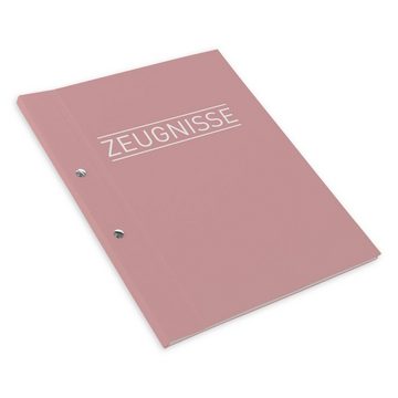 itenga Organisationsmappe itenga Zeugnismappe A4 mit Schraubverschluss pastell rosa