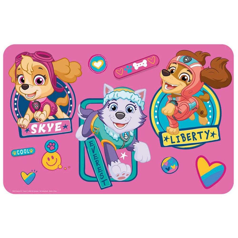 PAW PATROL Tischdecke Paw Patrol Girls Tischset Untersetzer 43x28 cm (1-tlg)