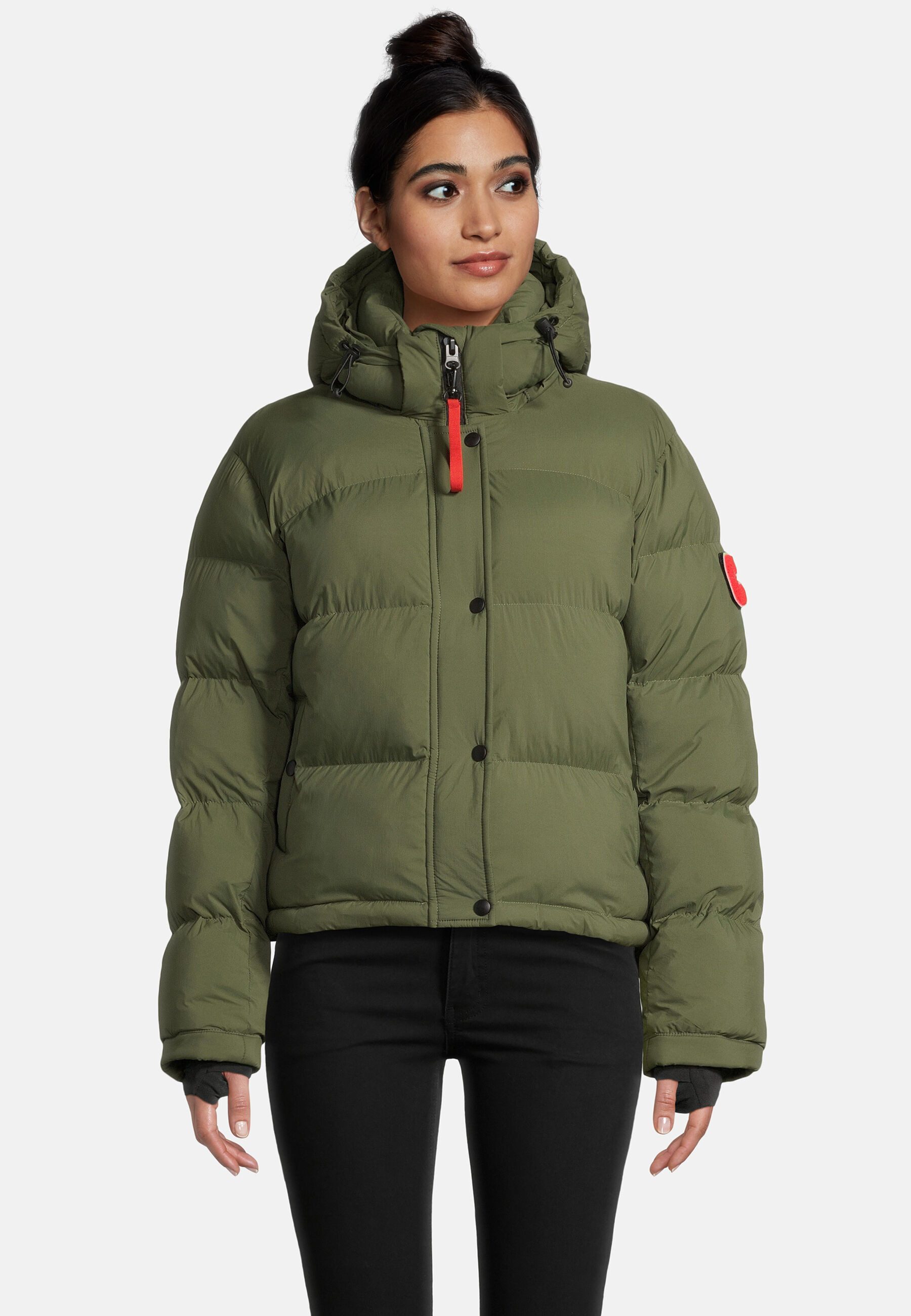 No.1 COMO Winterjacke LEJIA (1-St) mit abnehmbarer Kapuze