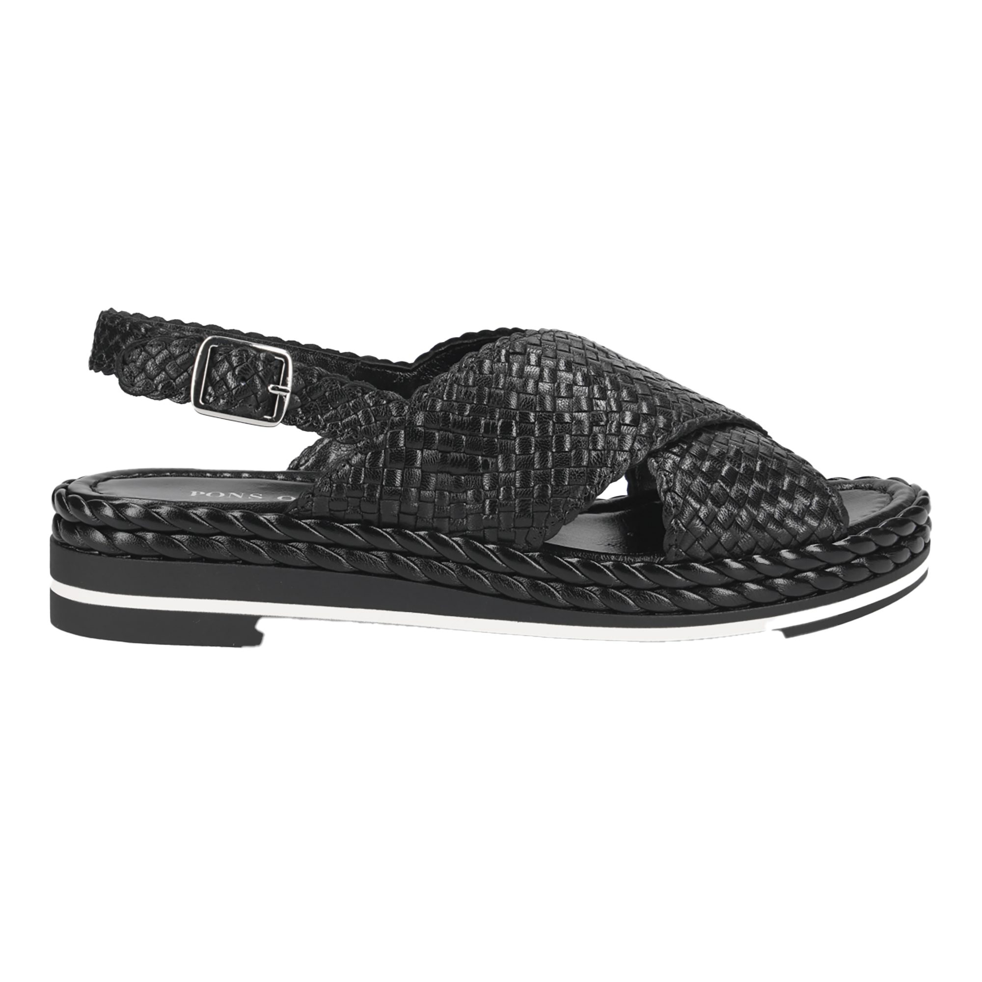 Pons Quintana Pons Quintana 9783.TU00, Sandaletten, Schwarz, Damen Sandalette