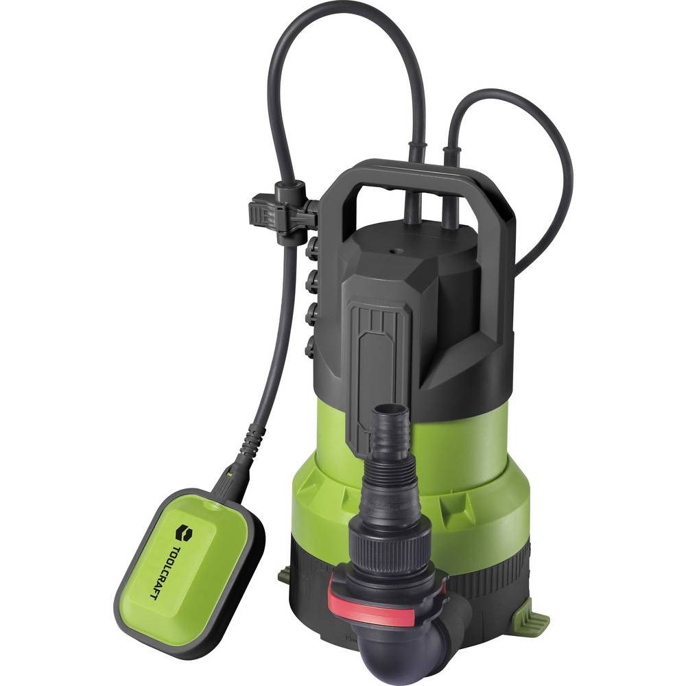 TOOLCRAFT Tauchpumpe TO-10207230 Q400B256 Schmutzwasser-Tauchpumpe 13000 l/h 6 m