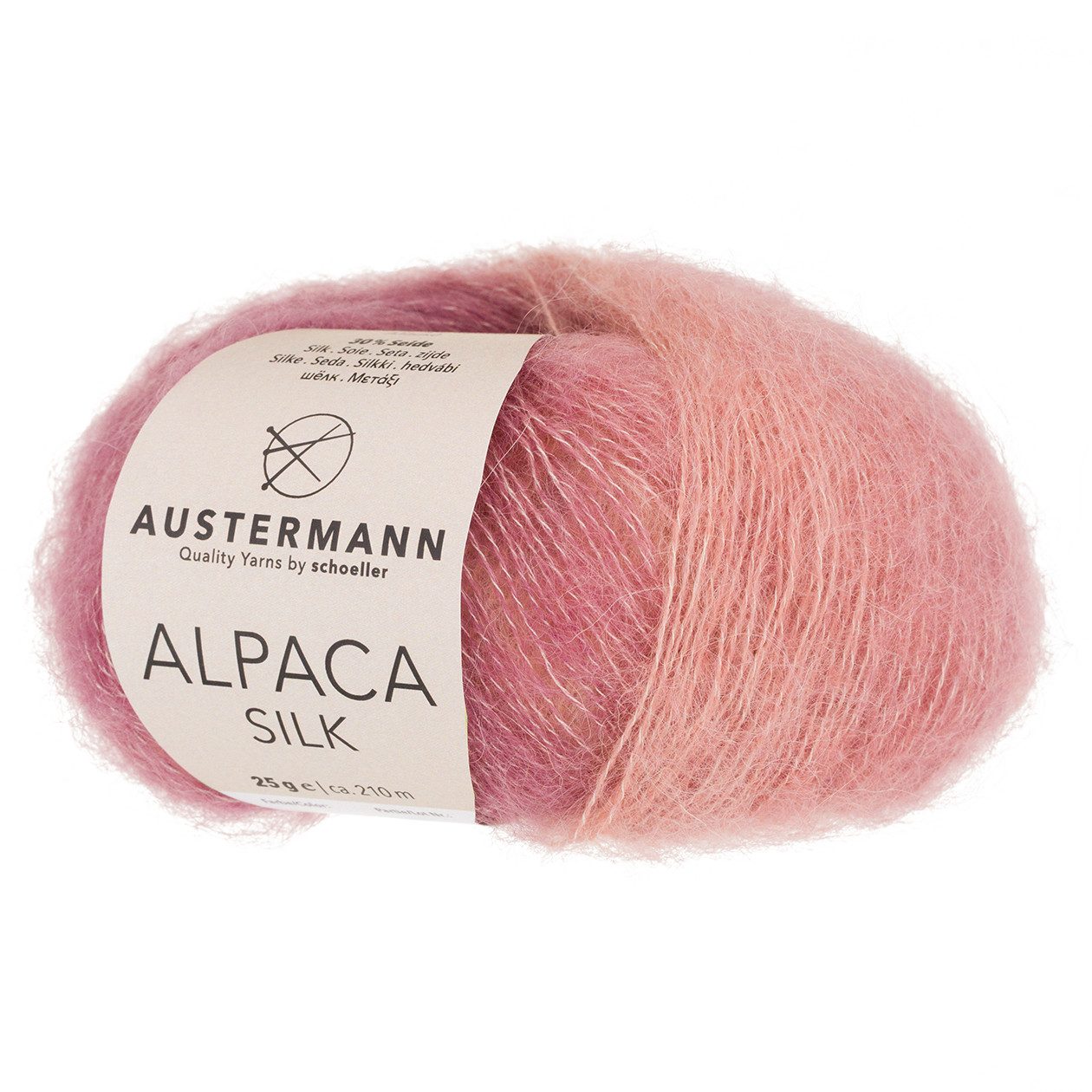Austermann Wolle Austermann Alpaca Silk Häkelwolle, 210,00 m, edel, chic, elegant