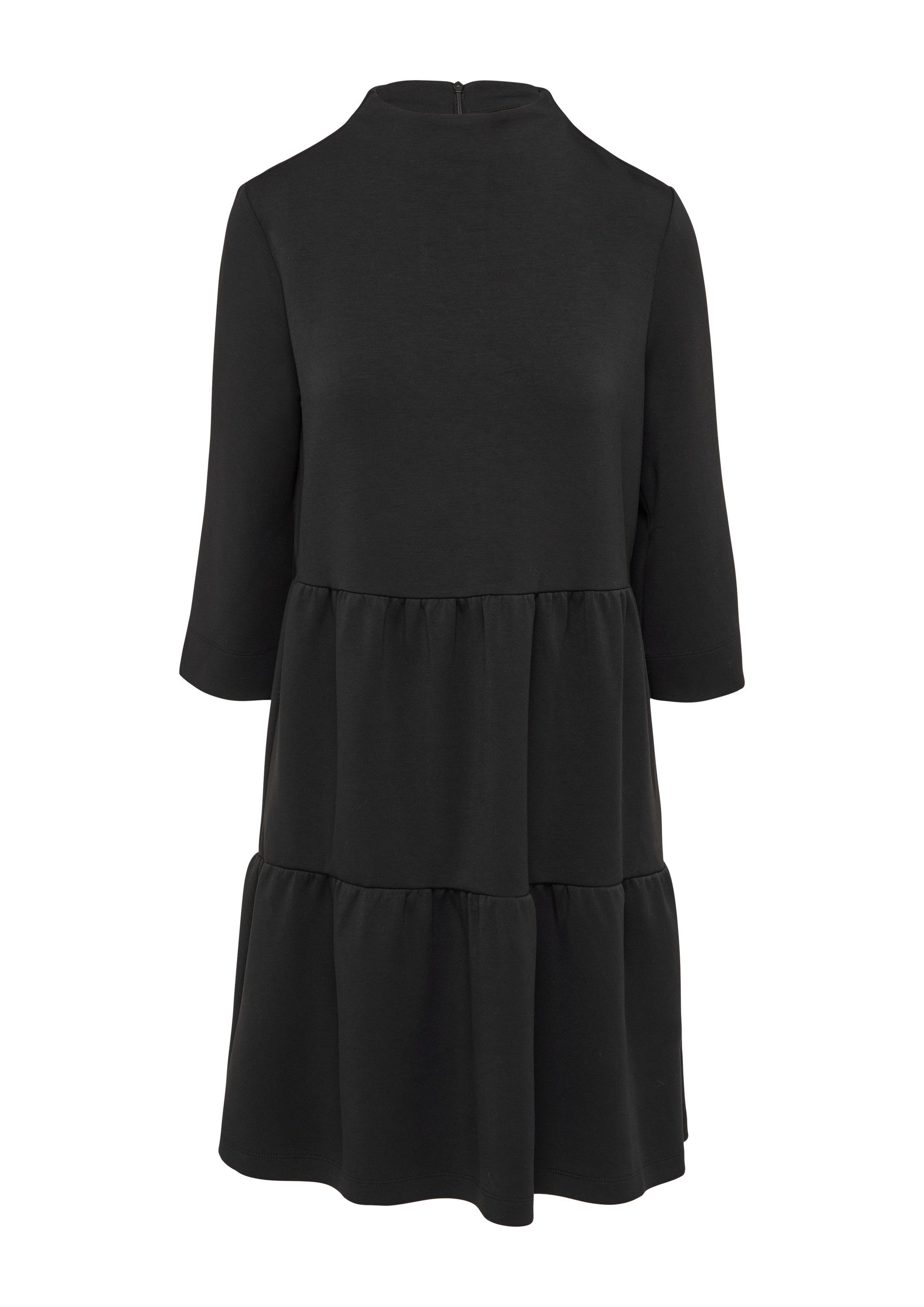 s.Oliver Minikleid Kleid Scuba-Kleid mit Volants