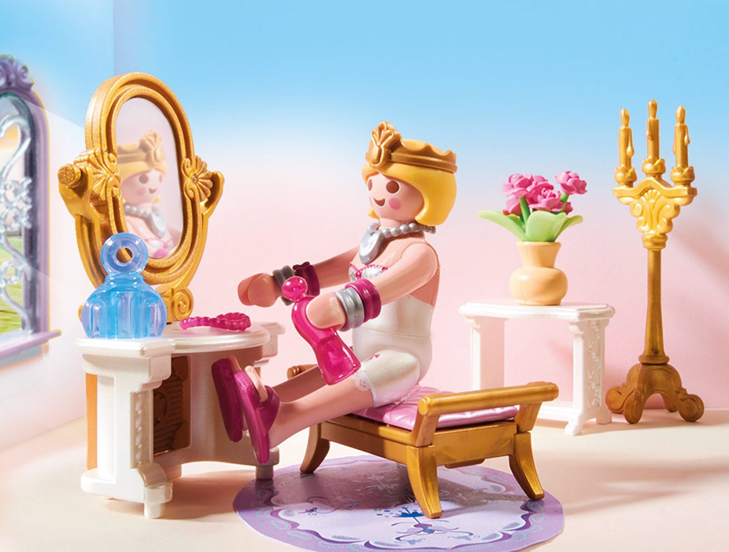 Playmobil® Konstruktions-Spielset Made (70453), Schlafsaal Germany Princess, (73 in St)