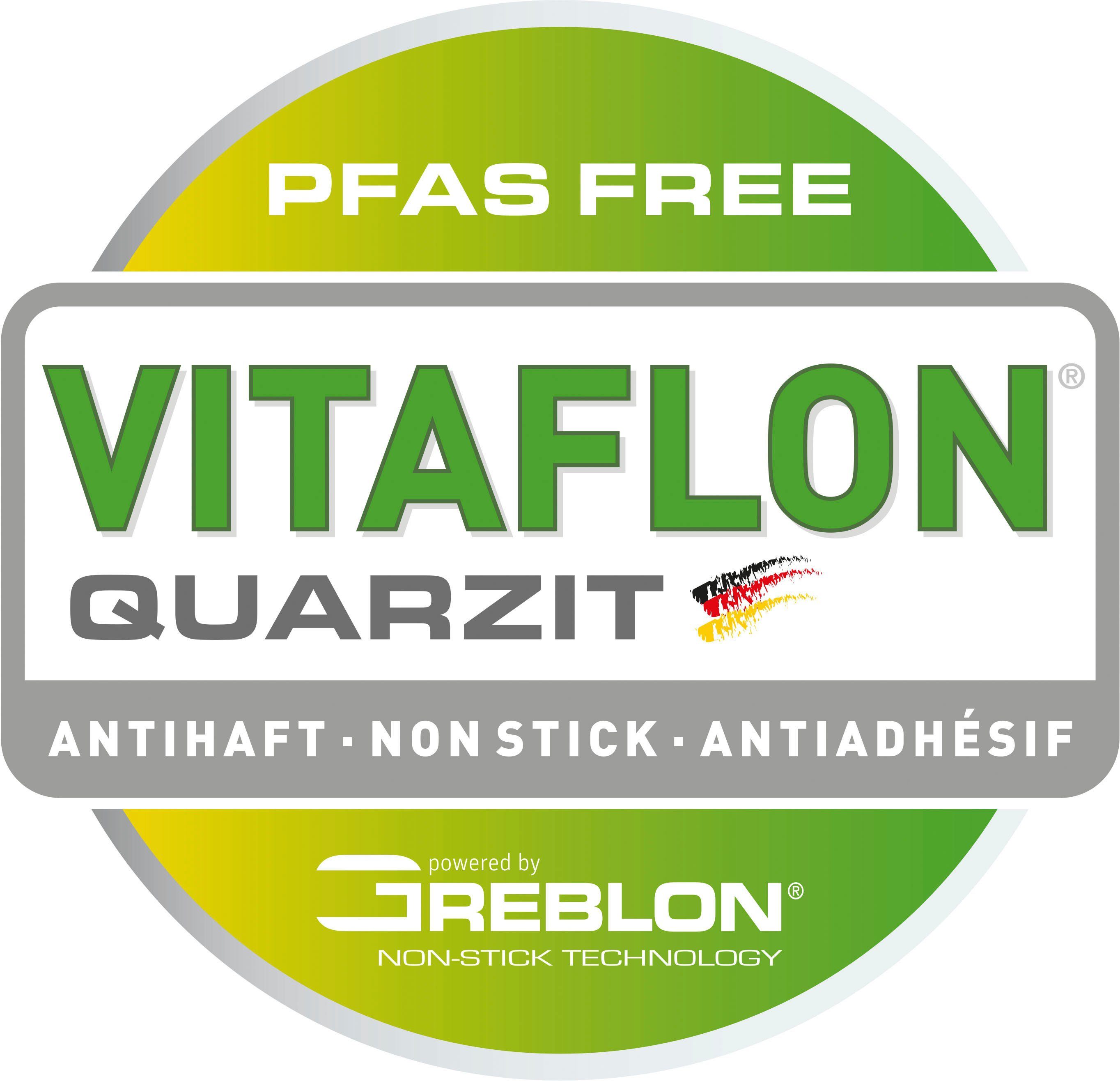 GSW Bratpfanne Barisa, Aluminium, VITAFLON® QUARZIT Antihaft-Versiegelung, Induktion