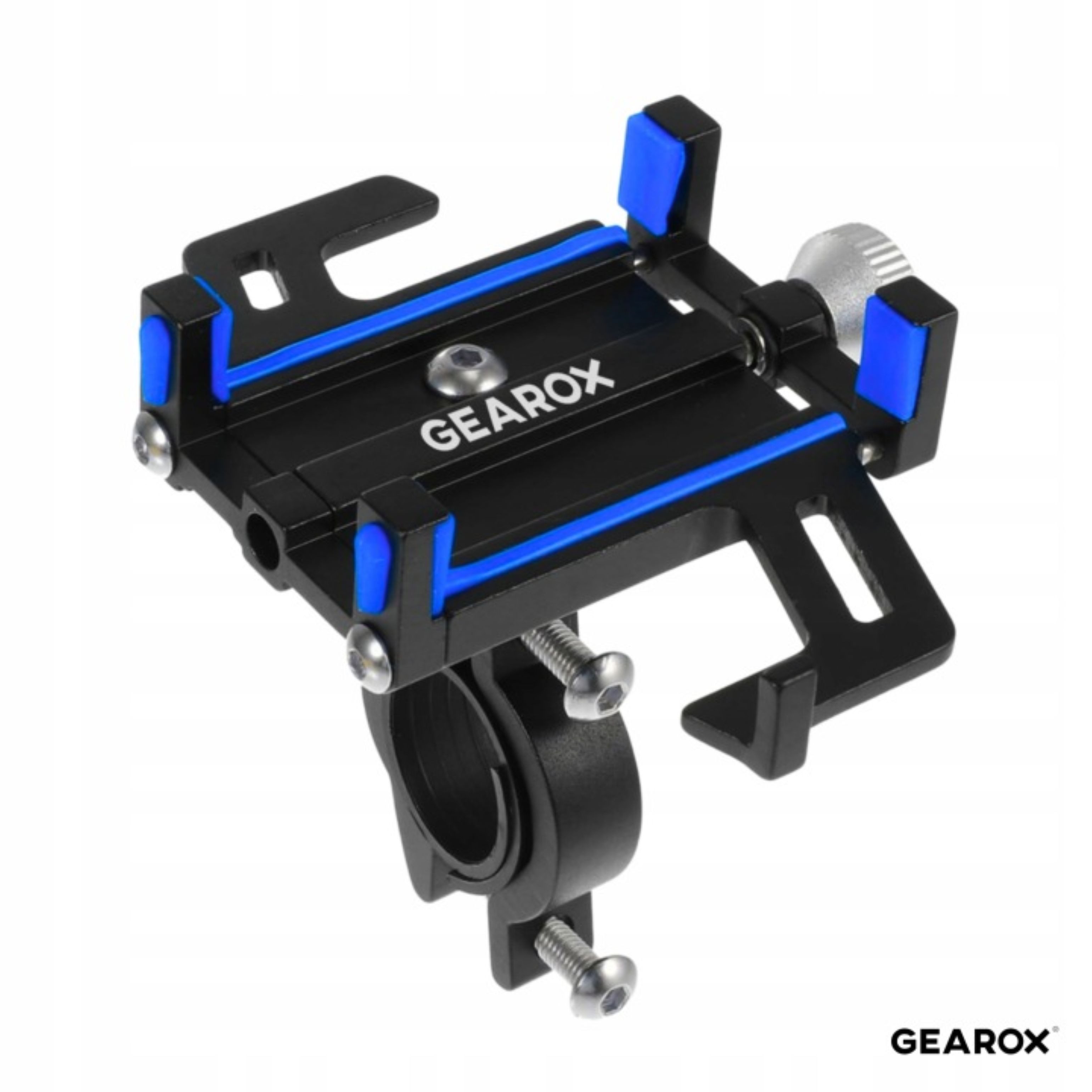 Festivalartikel Fahrraddeckenhalterung Gearox GXR-1 Handyhalter Fahrrad Motorrad Lenker Alu (1-tlg)