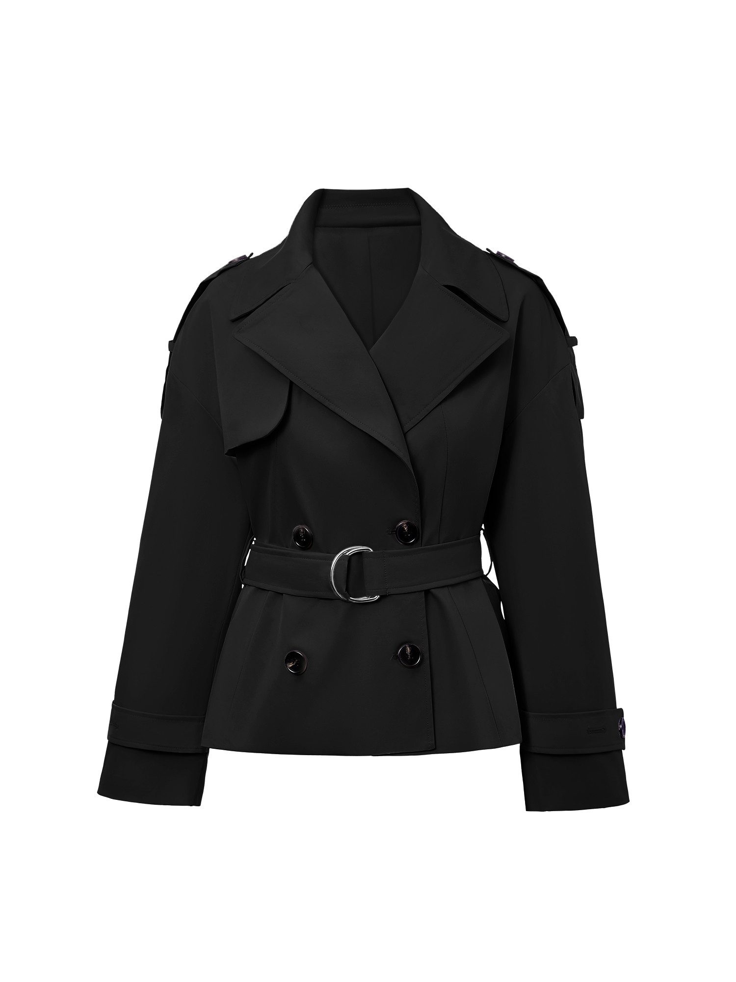 Imily Bela Kurzjacke Damen Lässiger Trenchcoat (Packung, 1-St., 1per-Pack) günstig online kaufen