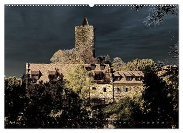 CALVENDO Wandkalender Burgen - Geheimnisvolles Mittelalter (Premium, hochwertiger DIN A2 Wandkalender 2023, Kunstdruck in Hochglanz)