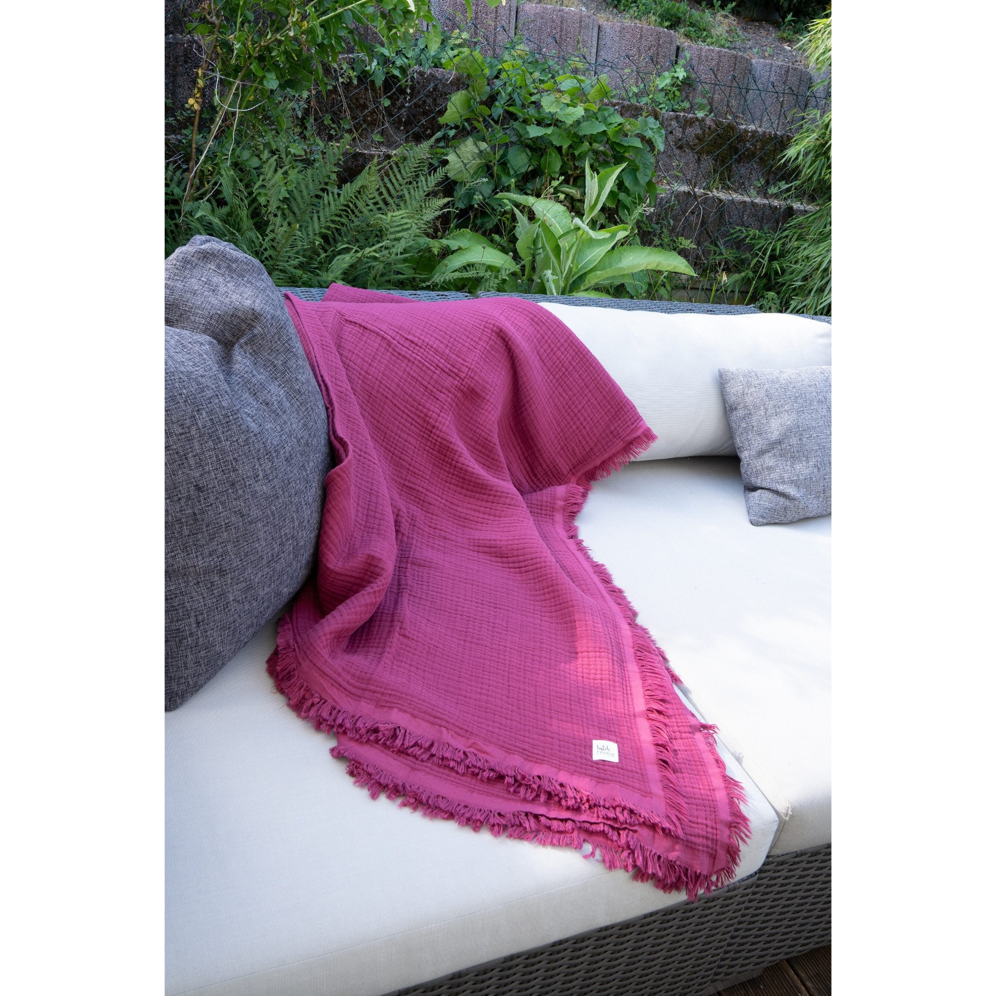 Plaid Musselin Sofadecke - Tagesdecke - günstig online kaufen