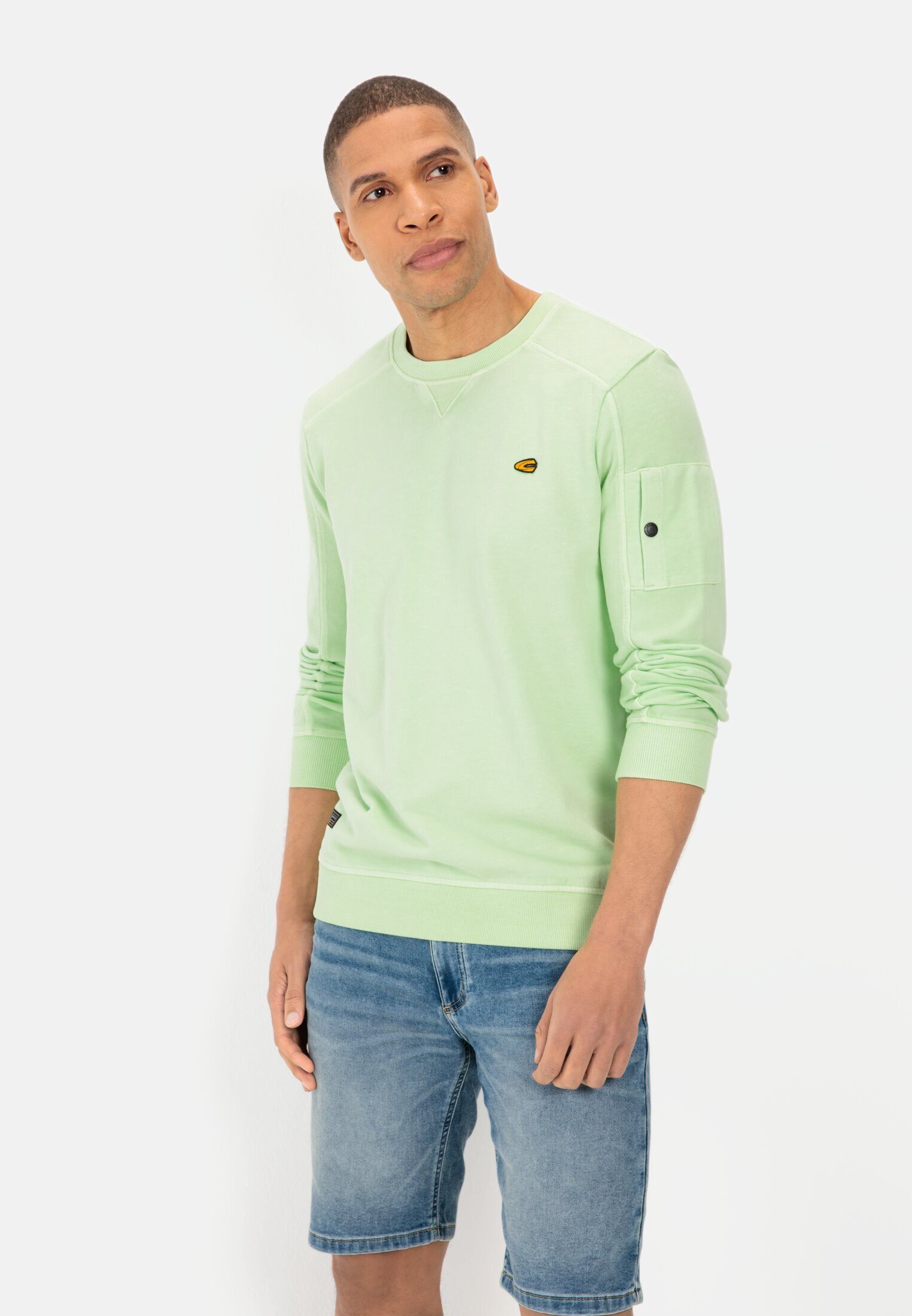 camel active Sweatshirt aus reiner Baumwolle