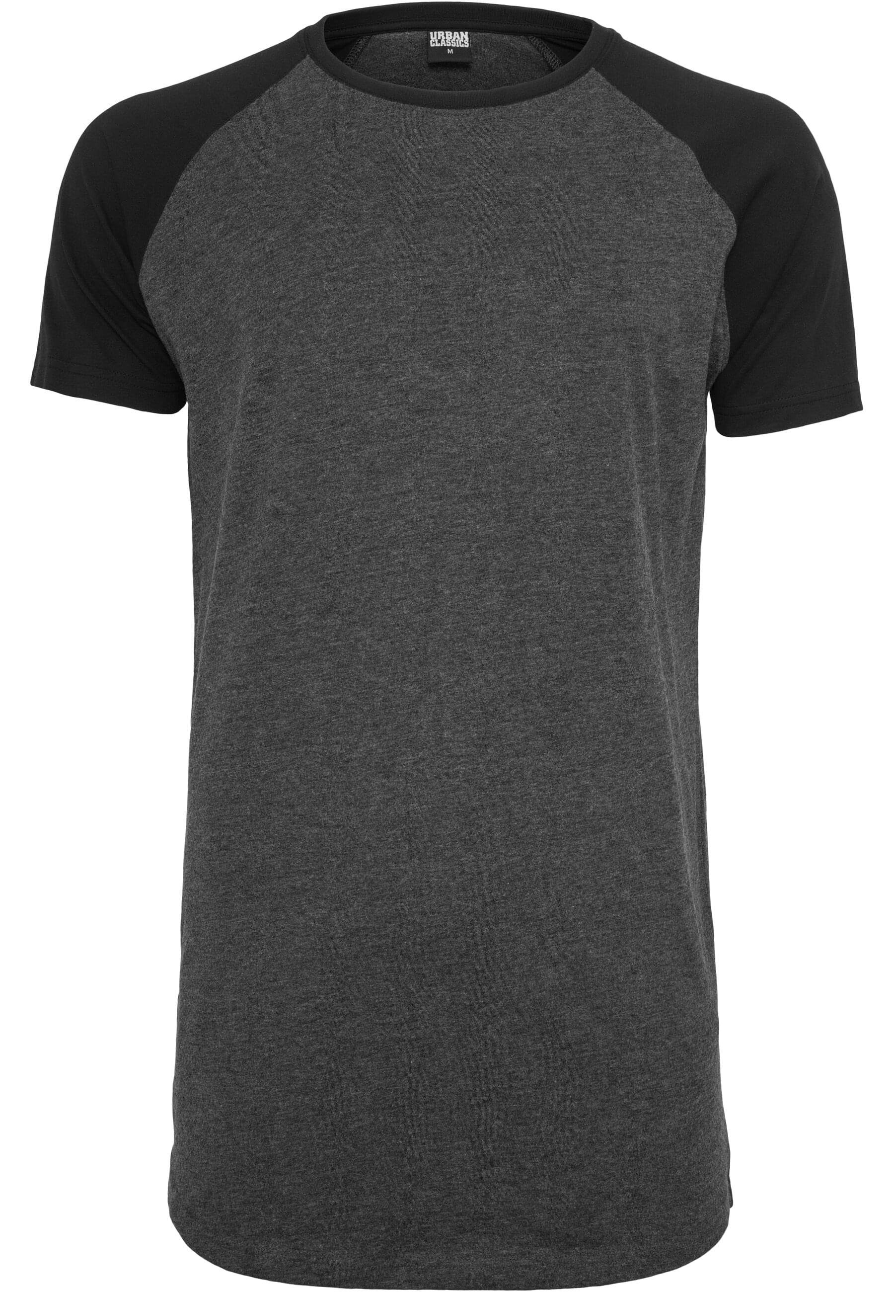 URBAN CLASSICS T-Shirt Urban Classics Herren Shaped Raglan Long Tee (1-tlg)