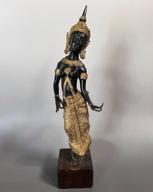 Asien LifeStyle Buddhafigur Tempelwächter Thailand Teppanom Bronze Figur