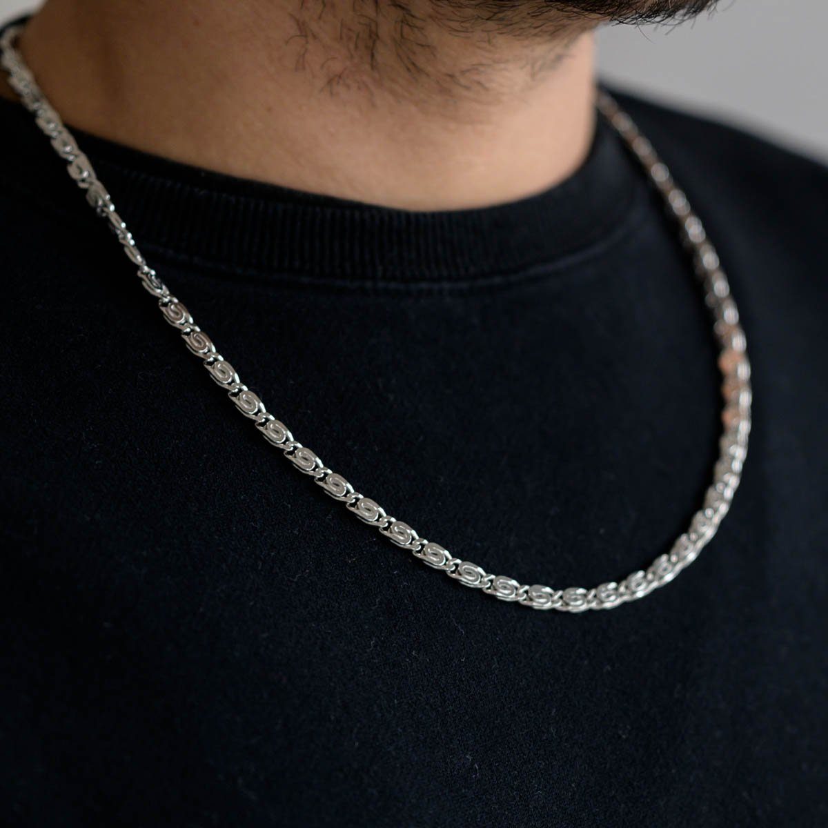 Materia Panzerkette Herren S-Panzerkette K113, aus 925 Sterling Silber, rho günstig online kaufen