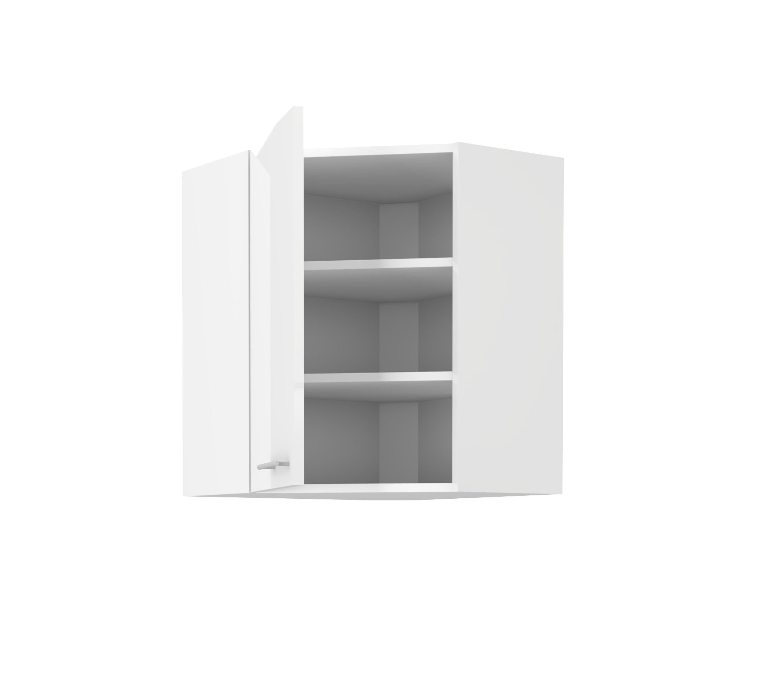 Küchen-Preisbombe Eckhängeschrank 60x60 Küche Lara Weiß günstig online kaufen