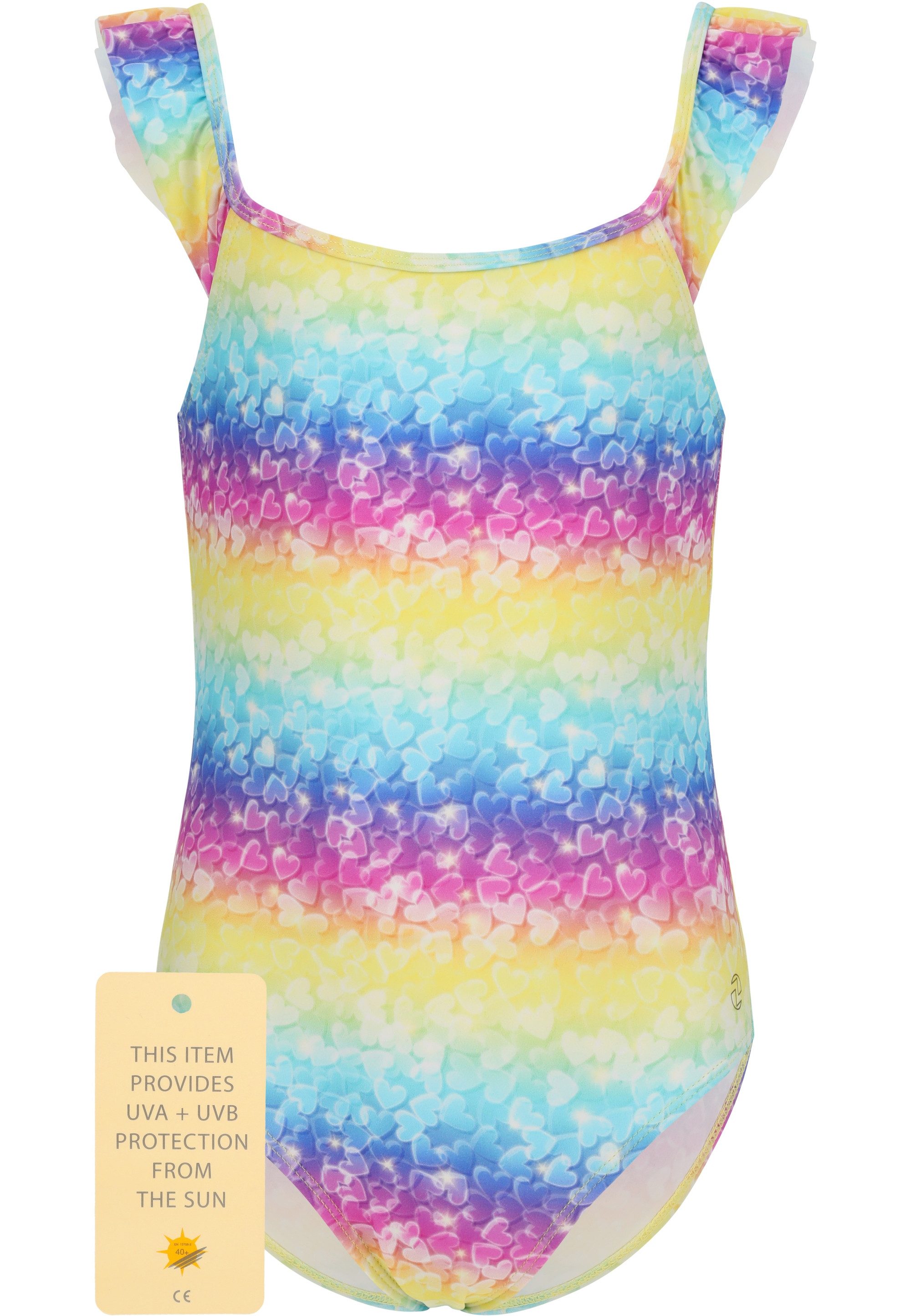 ZIGZAG Badeanzug Carly (1-St) mit modischem Rüschendesign