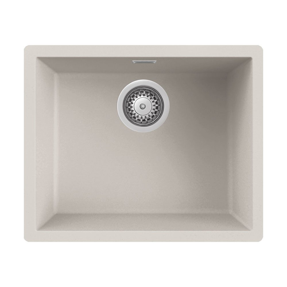 REGINOX Granitspüle Verona 50 Regi-Granite Elite Soft White, 54,8/448 cm