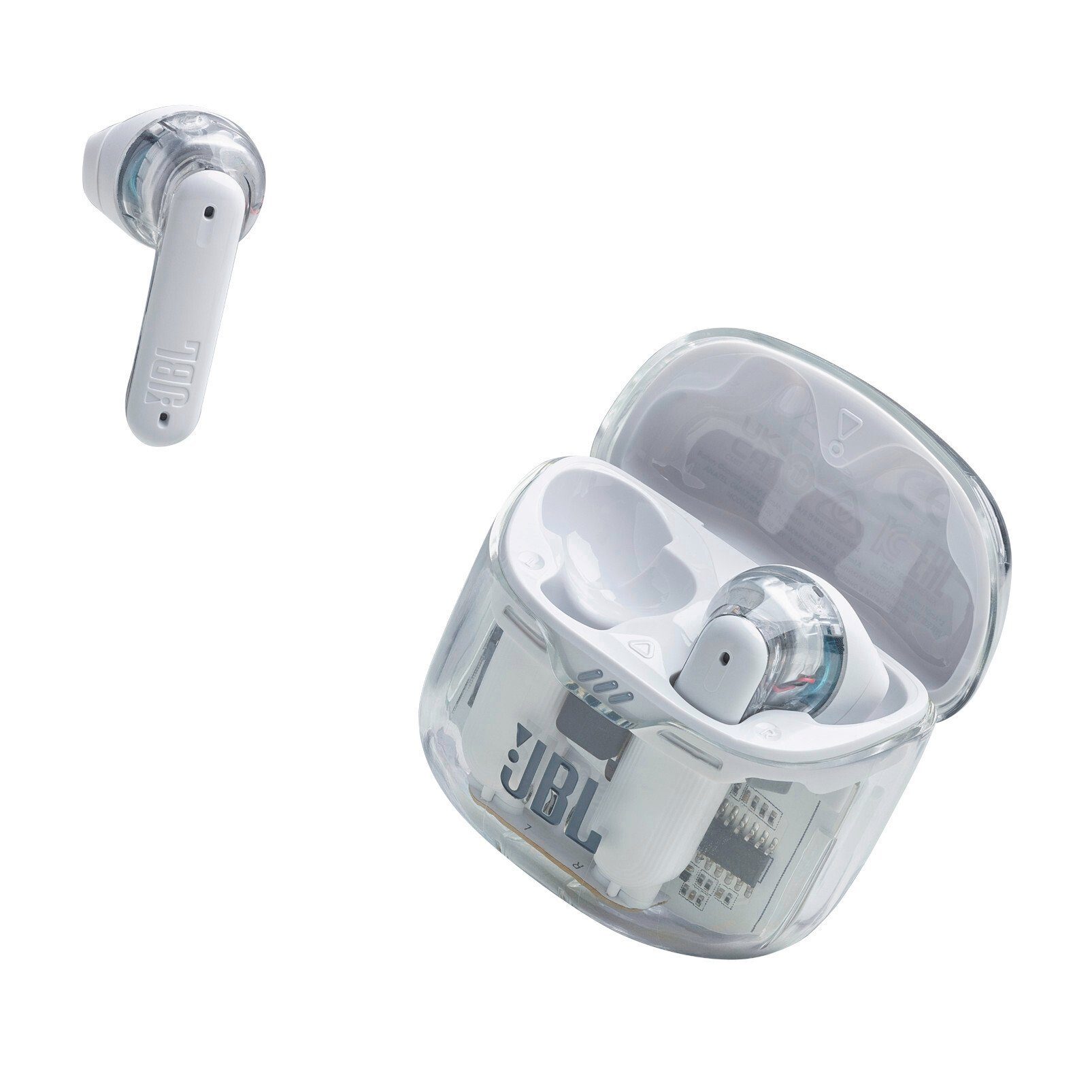 wireless Sonderedition Tune Ghost- weiß/transparent JBL Flex In-Ear-Kopfhörer