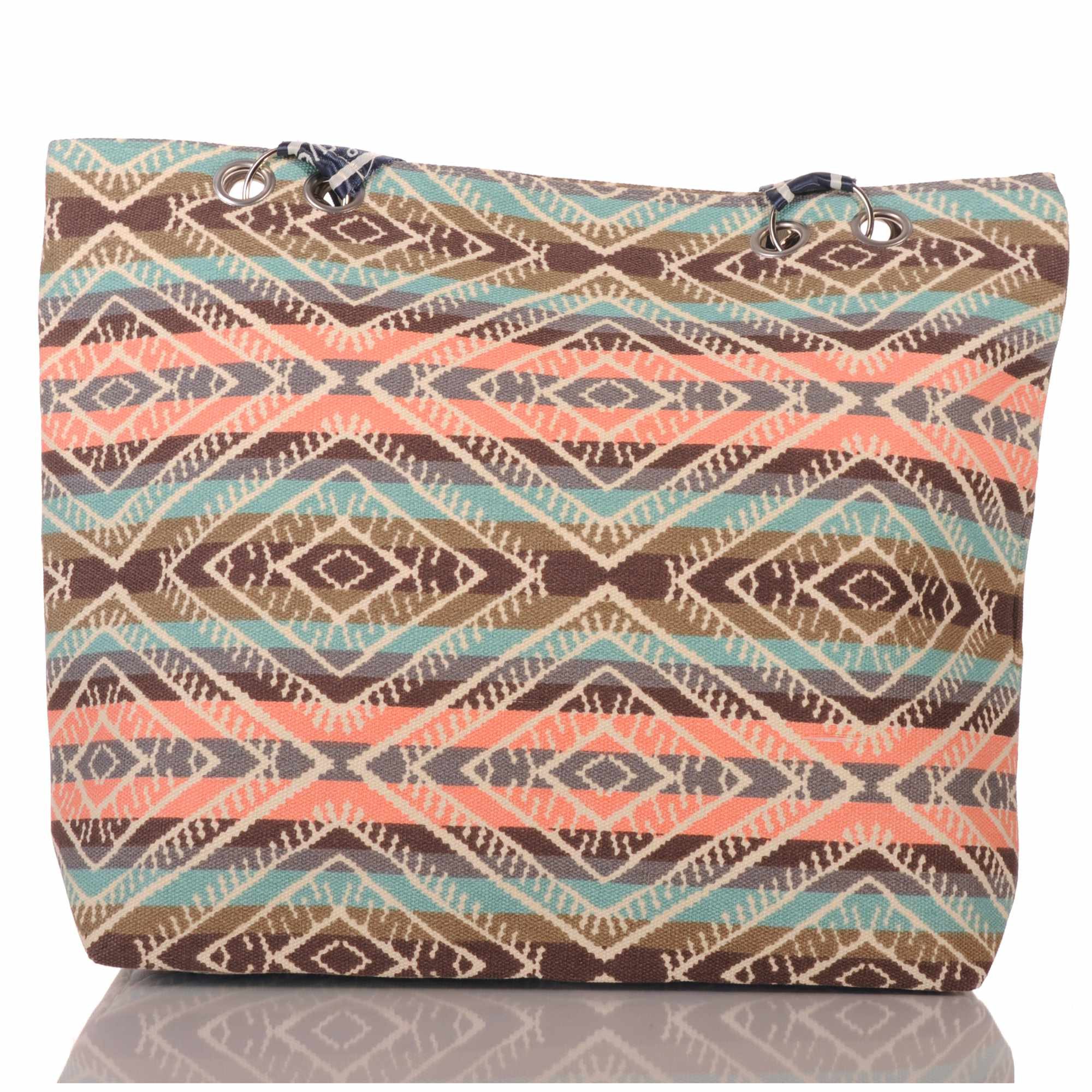 KMISSO Umhängetasche Strandtasche im Boho-Look mit Ethno-Design 30749 (1-tlg), im eleganten Look