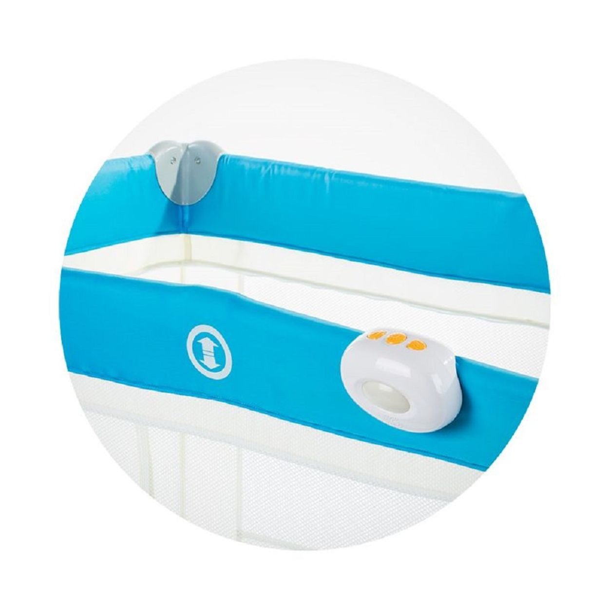 Chipolino Mobile Musik und Vibrationsbox, für Reisebetten, Laufställe und Babywippen, beruhigt Ihr Baby
