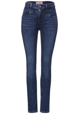STREET ONE High-waist-Jeans QR JANE mit Elasthan in Slim fit