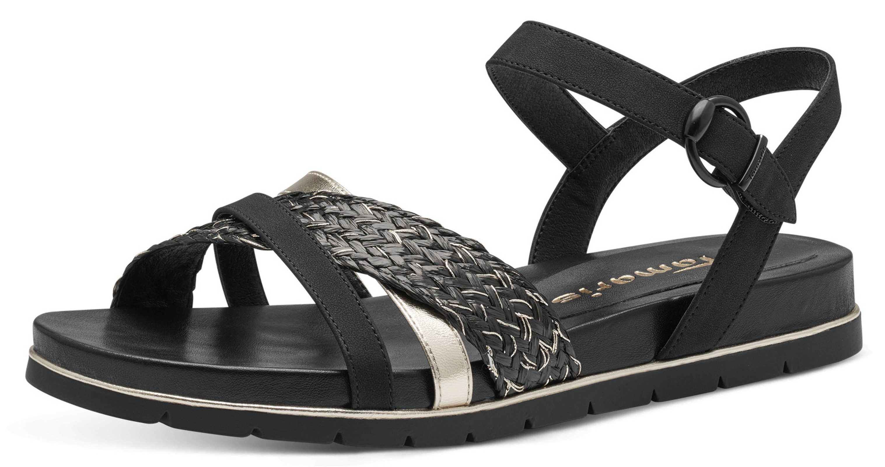 1-28145-42 098 Black Comb Sandale