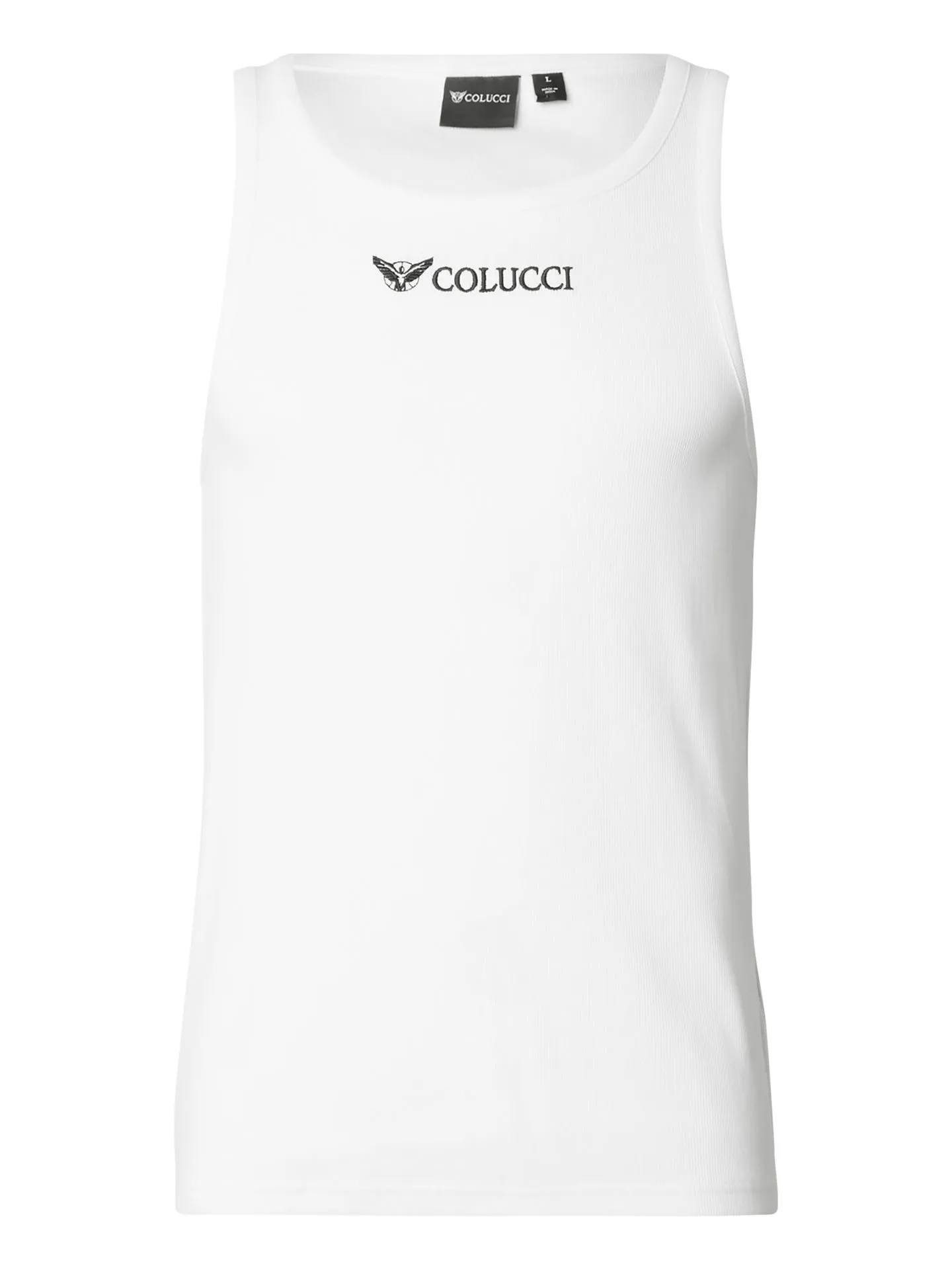 COLUCCI T-Shirt Tankshirt Colucci Ribbed (1-tlg) Feines Rippmuster