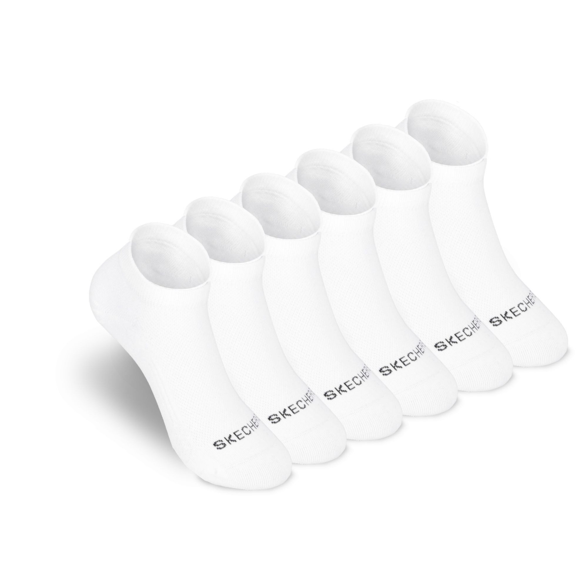Skechers Socken Damen - Atmungsaktiv und komfortabel - Performance für den Tag Mesh-Belüftung für optimale Luftzirkulation - Weicher Bund