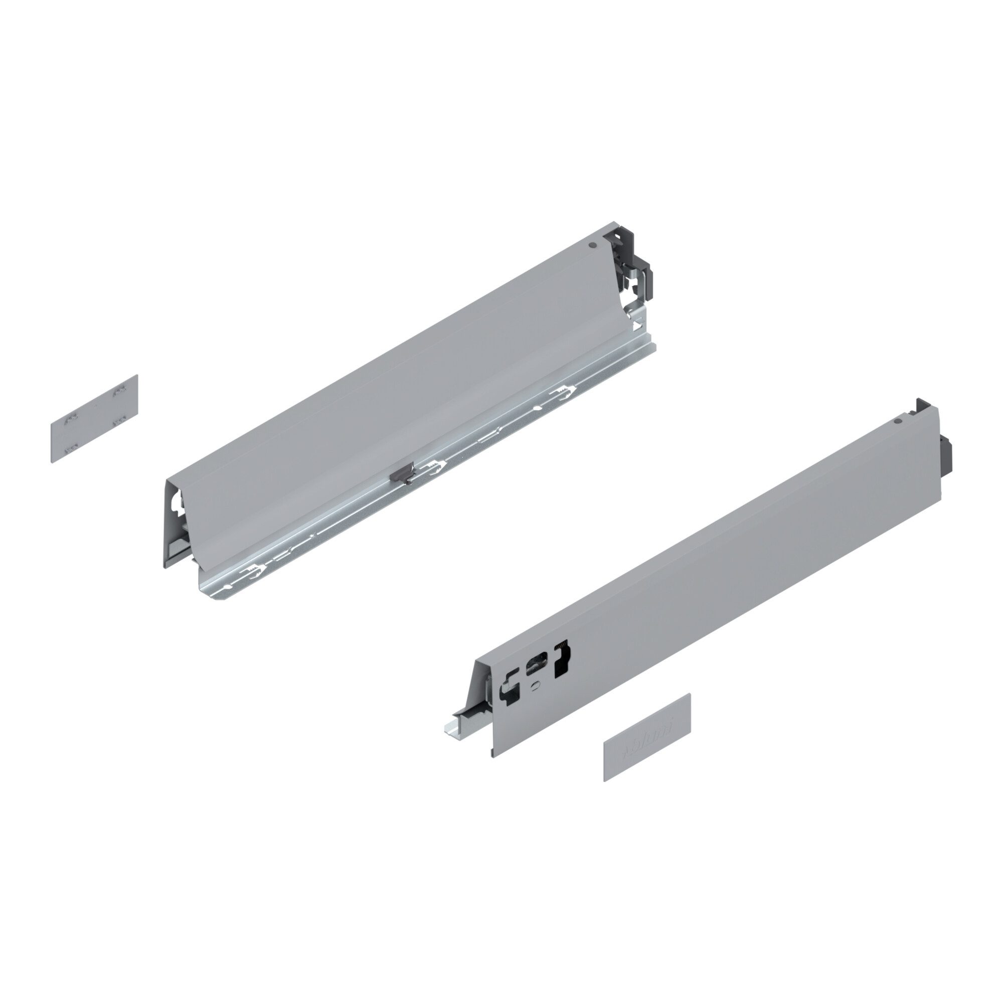 blum Teleskop-Vollauszug Blum TANDEMBOX Zarge, Höhe N 68 mm, NL 400 mm, links/rechts, für TANDE