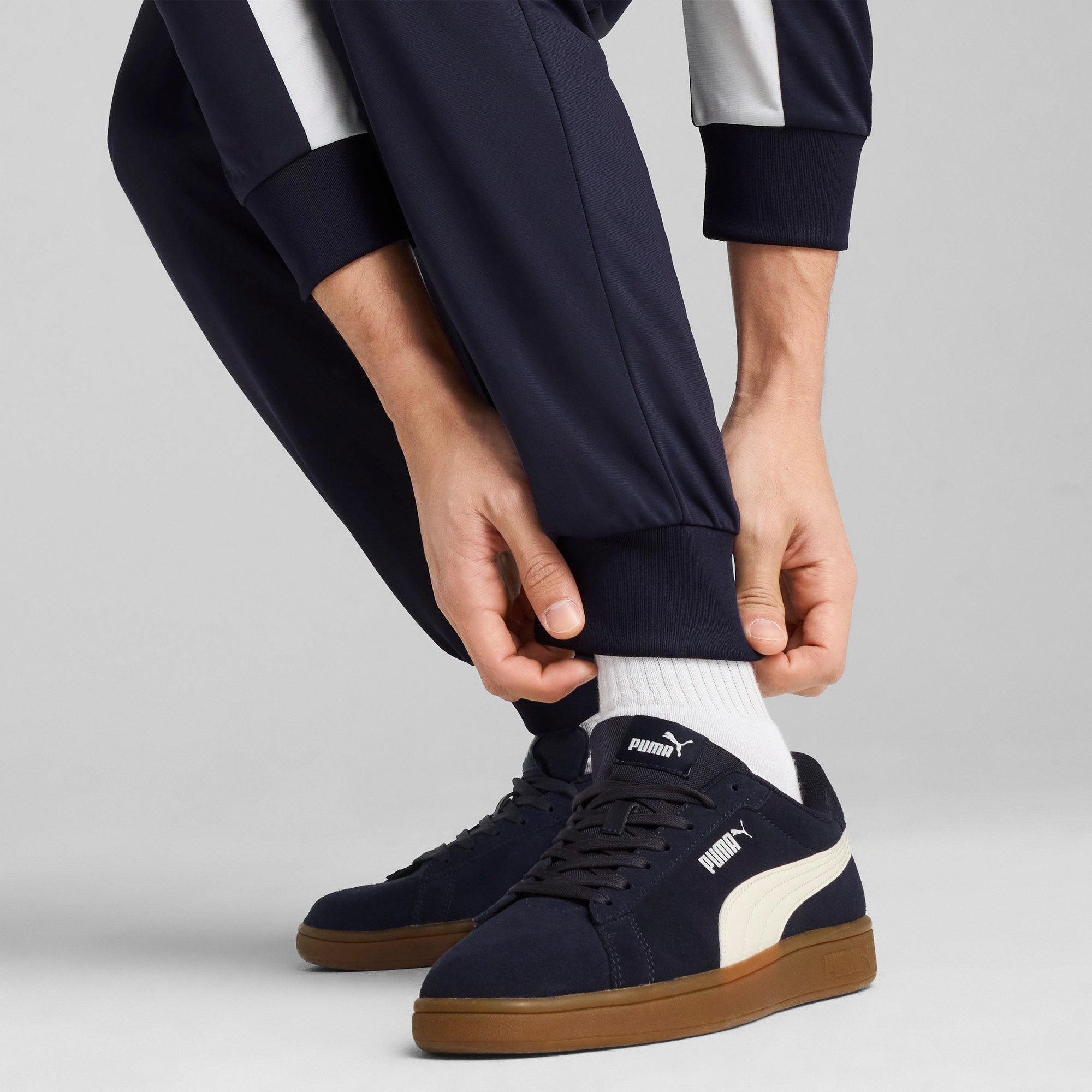 PUMA Trainingsanzug POLY BASEBALL SUIT (2-tlg), zweiteiliges Set, mit elastischem Bund, mit verstellbarem Kordelzug