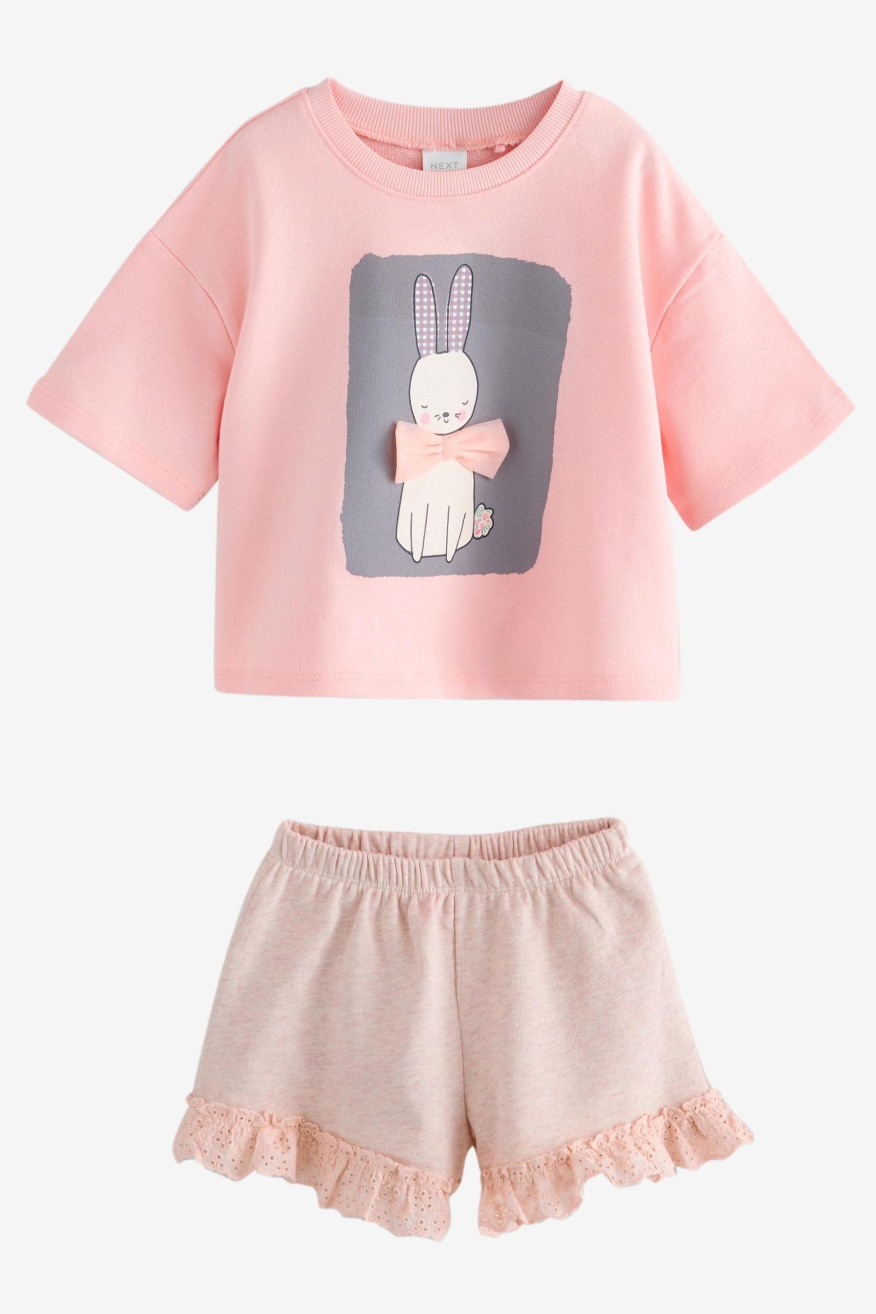 Pullover & Shorts Oberteil und Shorts aus 100 % Baumwolle, Set