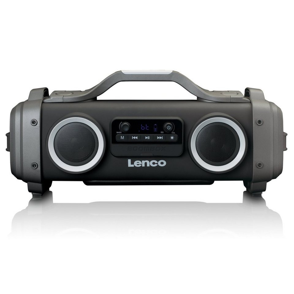 Lenco SPR-200BK Lautsprecher, Equalizer & Bass Einstellung