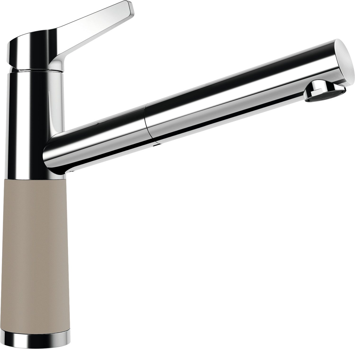 Schock Küchenarmatur SC510 Niederdruck, ausziehbar, Rückflussverhinderer, Schwenkbereich 120°