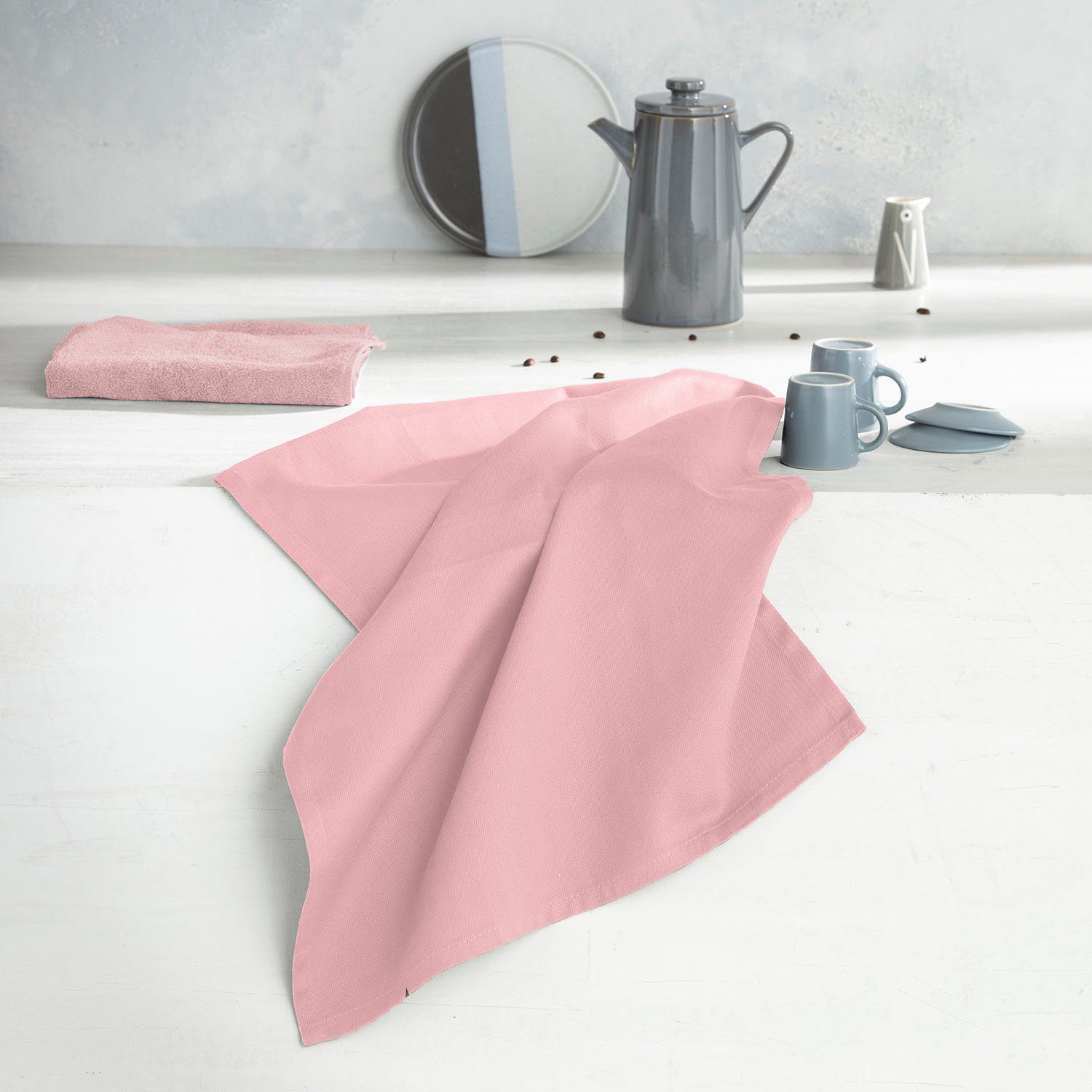 DDDDD Geschirrtuch Küchenhandtuch Logo, aus 100% Baumwolle, 50x55 cm, (Set, günstig online kaufen