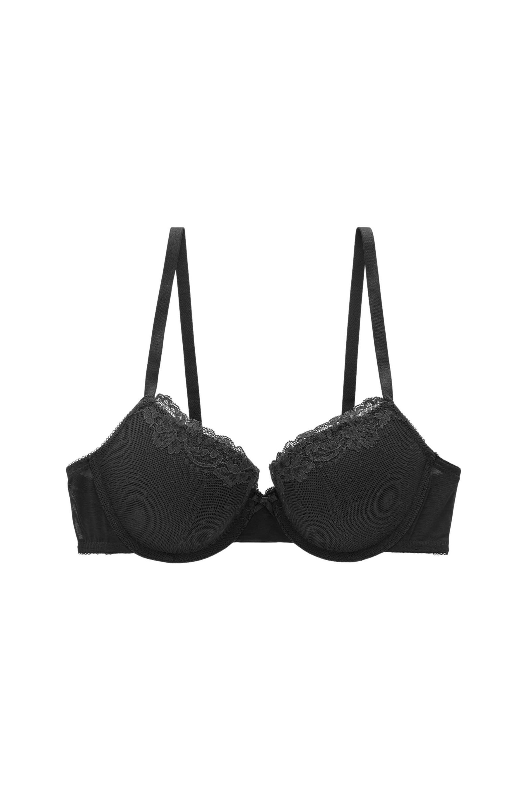 Balconette-BH Wattierer Push-up-Balconett-BH
