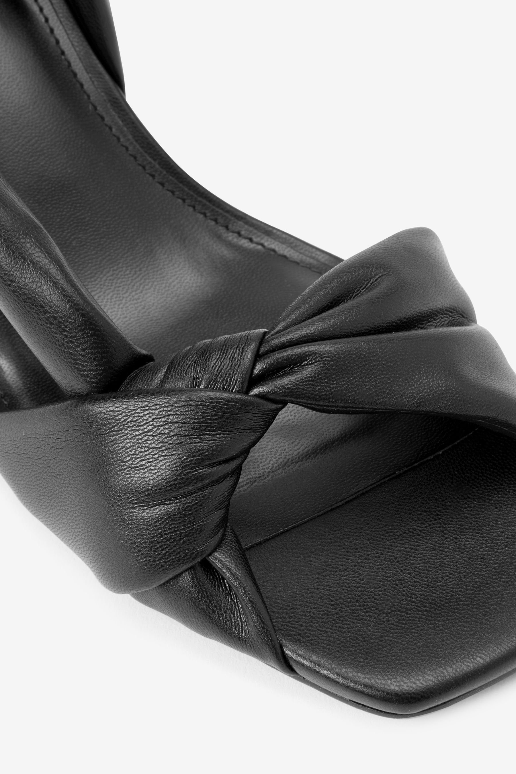 (1-tlg) Black Pfennigabsatz Comfort Sandaletten mit Sandalette Next Forever