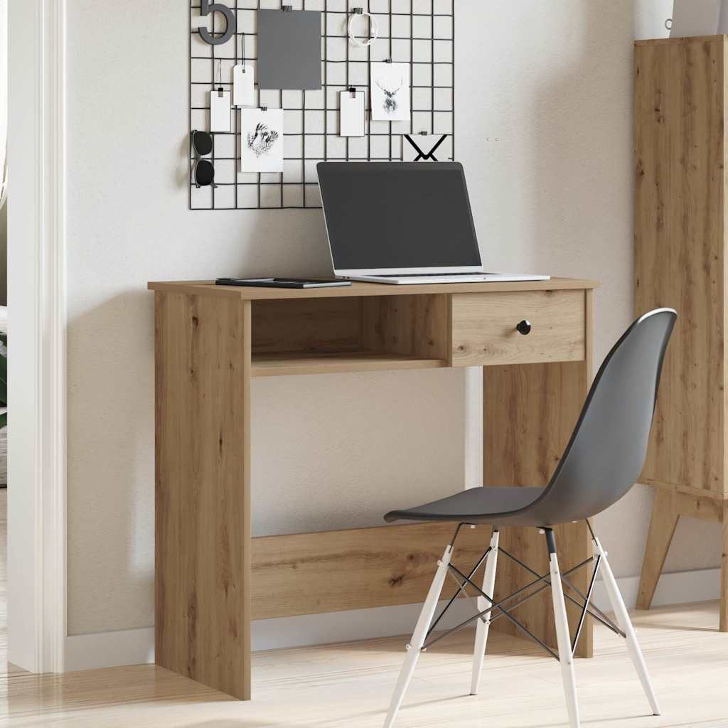 vidaXL Schreibtisch Schreibtisch Artisan-Eiche 80x40x75 cm günstig online kaufen