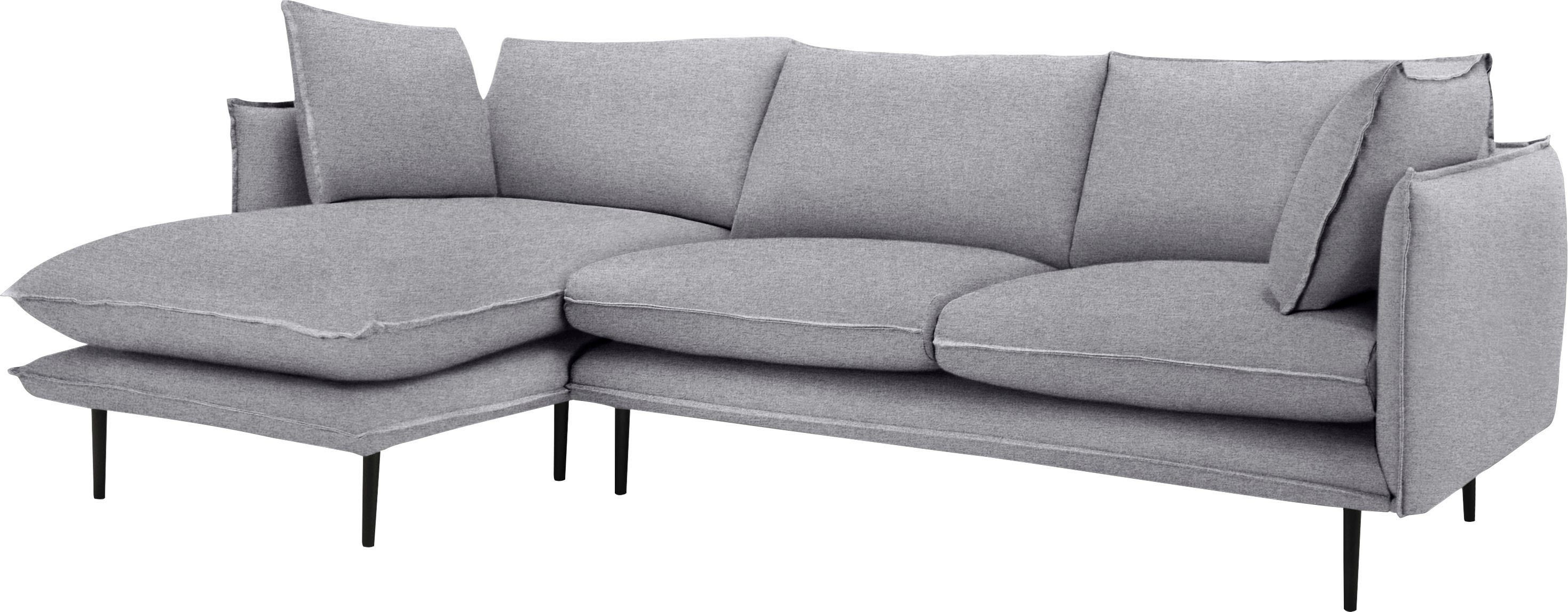 INOSIGN Ecksofa Somba L-Form, mit dickem Keder, Ottomane wahlweise links oder rechts