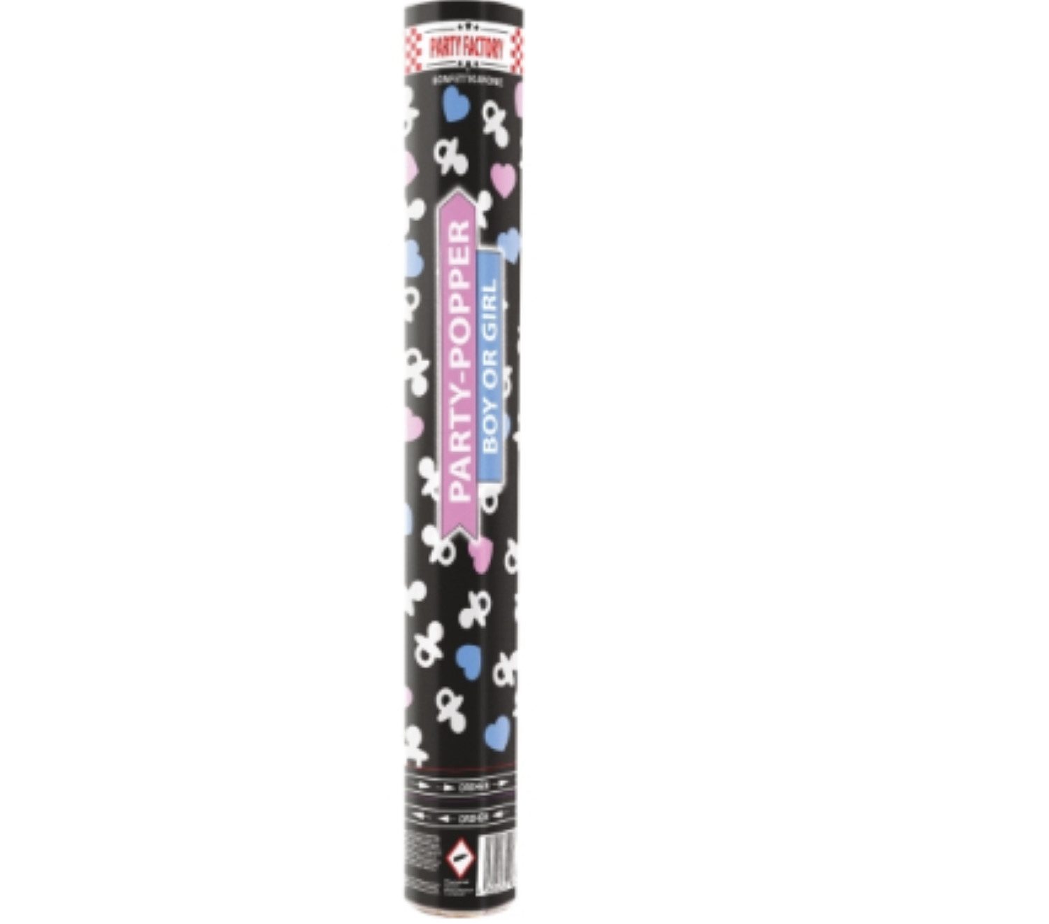 Party Factory Konfetti Party Popper 40 cm Konfettikanone mit glitzernem Konfetti
