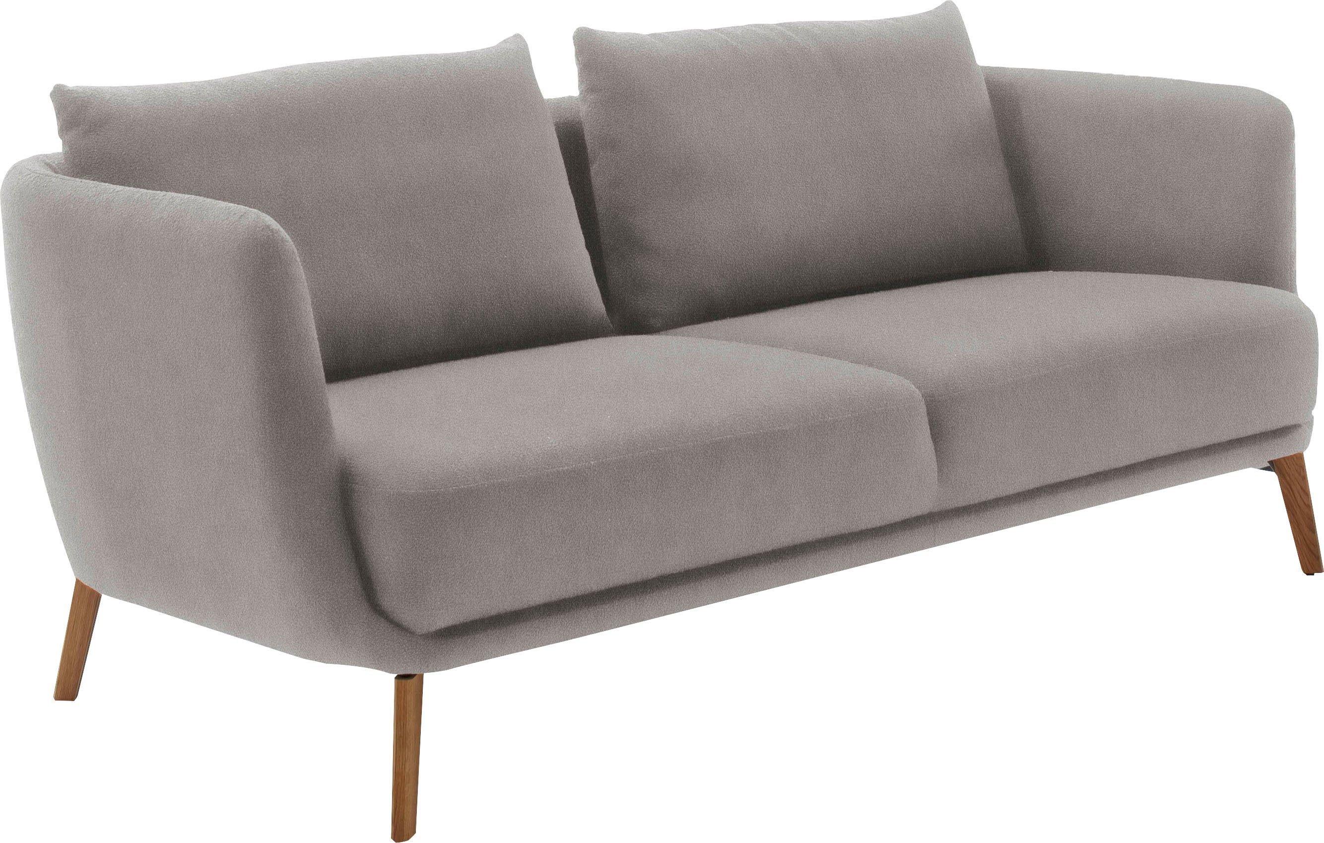 SCHÖNER WOHNEN-Kollektion 3-Sitzer Pearl - 5 Jahre Hersteller-Garantie, auch in Bouclé, Maße (B/H/T): 210/71/91 cm, Füße Massivholz
