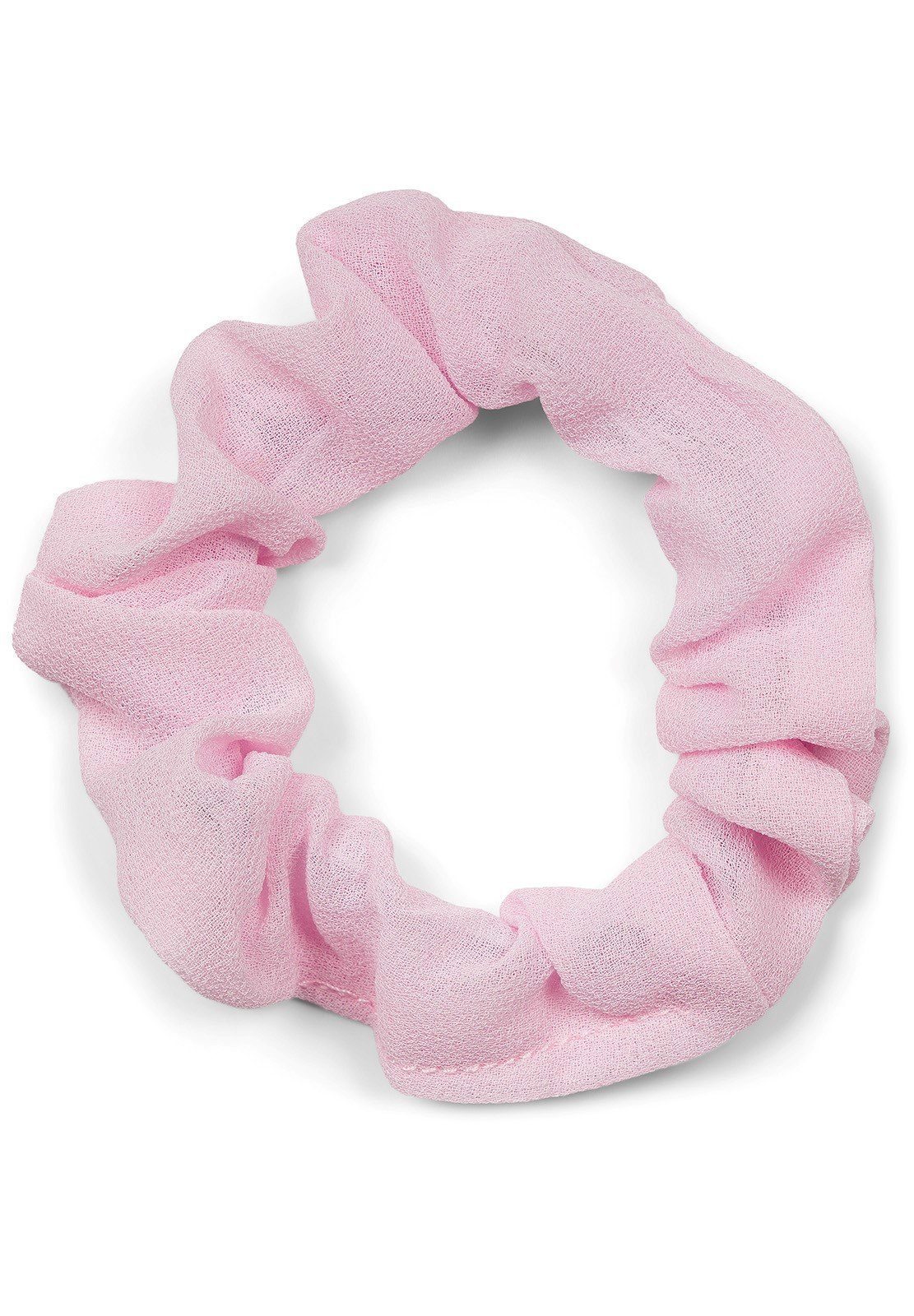 styleBREAKER Scrunchie Haargummi Rose 1-tlg., mit Zopfhalter, Schleife Plissierter