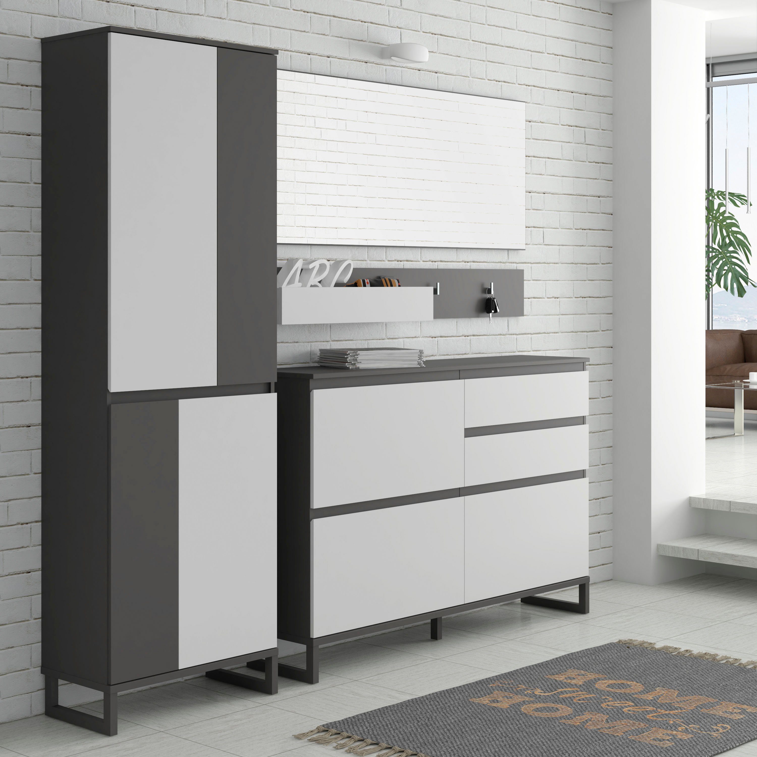 FORTE Schuhschrank Quayle