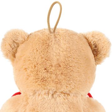 BRUBAKER Kuscheltier Teddy Plüschbär mit Ti amo Herz (1-St., Schmuseteddy, 25 cm hoch), kleiner Teddybär, Stofftier Plüschtier