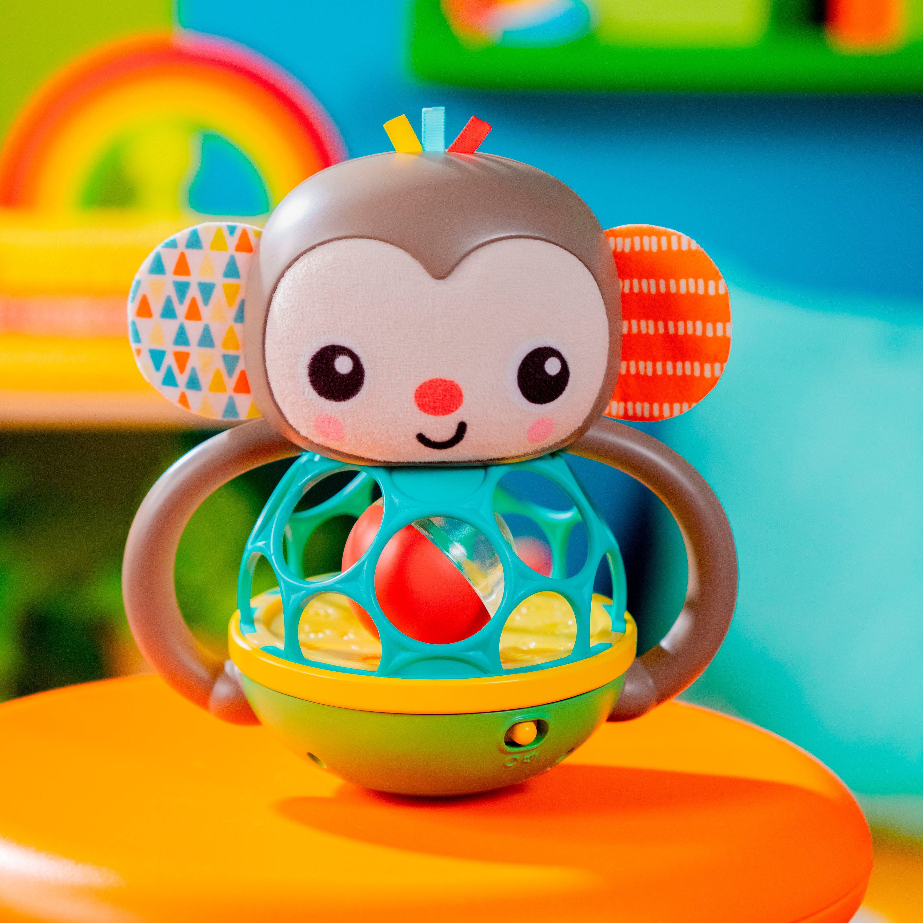 Bright Starts Greifspielzeug Grab & Giggle Monkey™ Multi-Sensory Toy, mit S günstig online kaufen