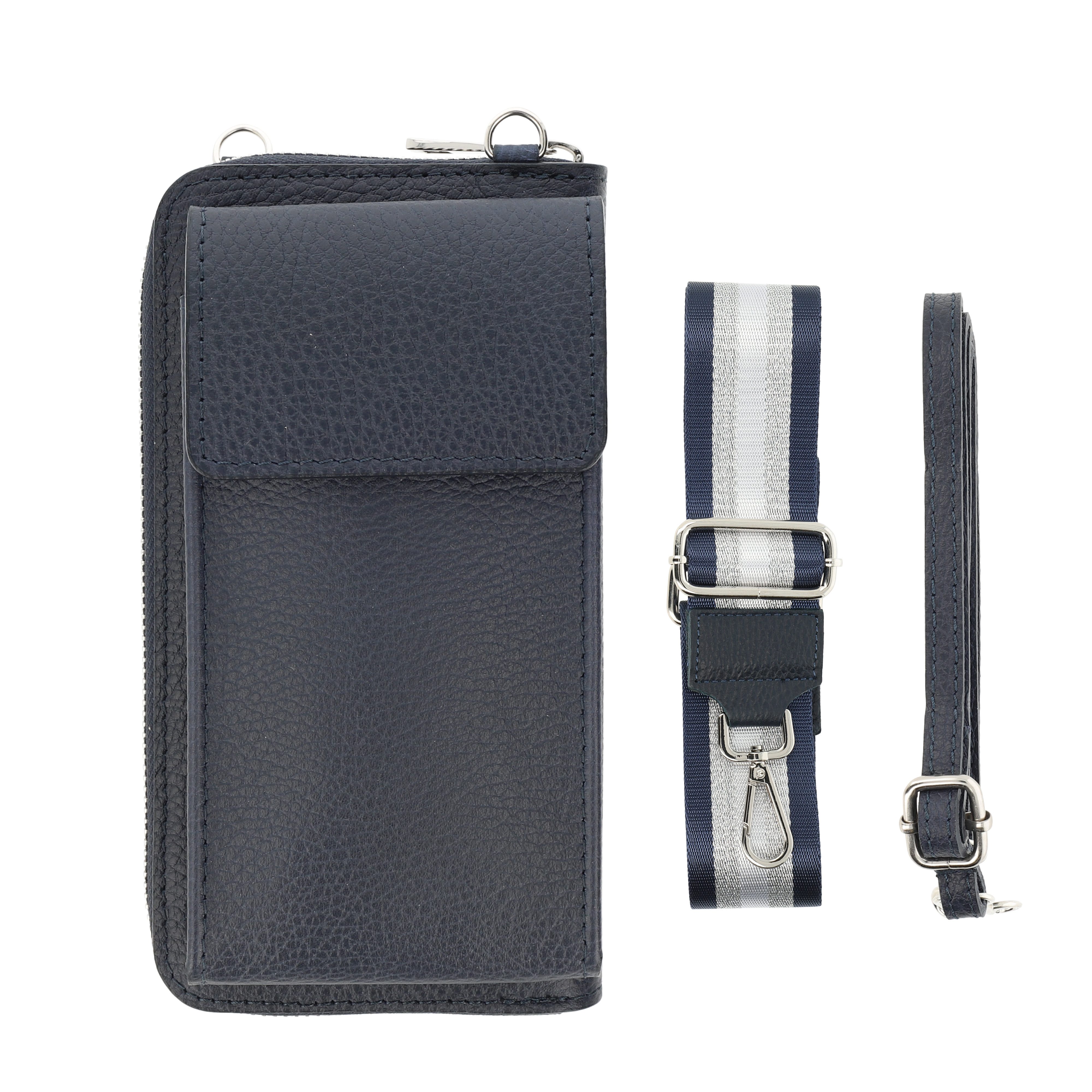 Botego Handytasche mit Geldbörse zum Umhängen, Handytasche Leder mit Portemonnaie