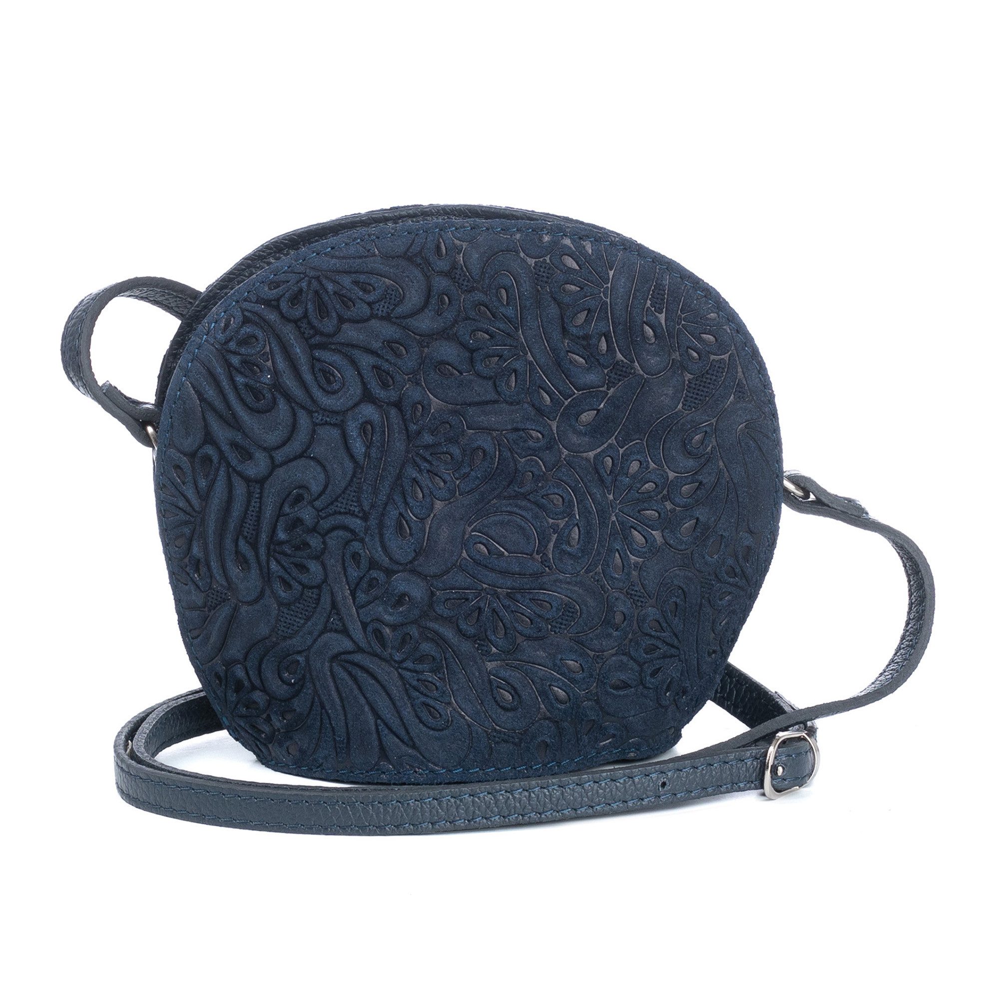 Der Trachtler Trachtentasche Velours, mit verspielter Prägung -ECHT LEDER- günstig online kaufen