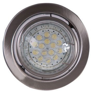 Brilliant LED Einbaustrahler, Leuchtmittel inklusive, LED Einbauleuchte Einbaustrahler Badezimmer Deckenspot schwenkbar