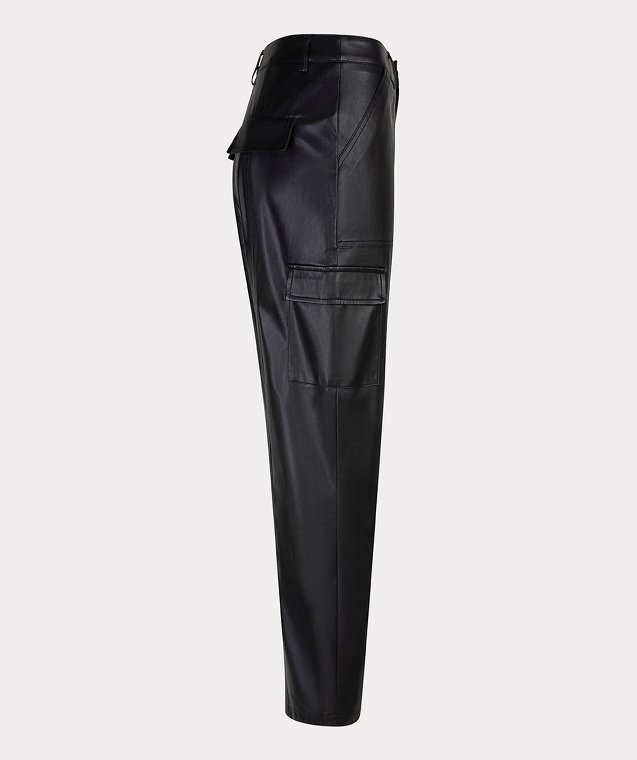Esqualo Lederhose Esqualo Vegane Cargo-Lederhose Schwarz günstig online kaufen