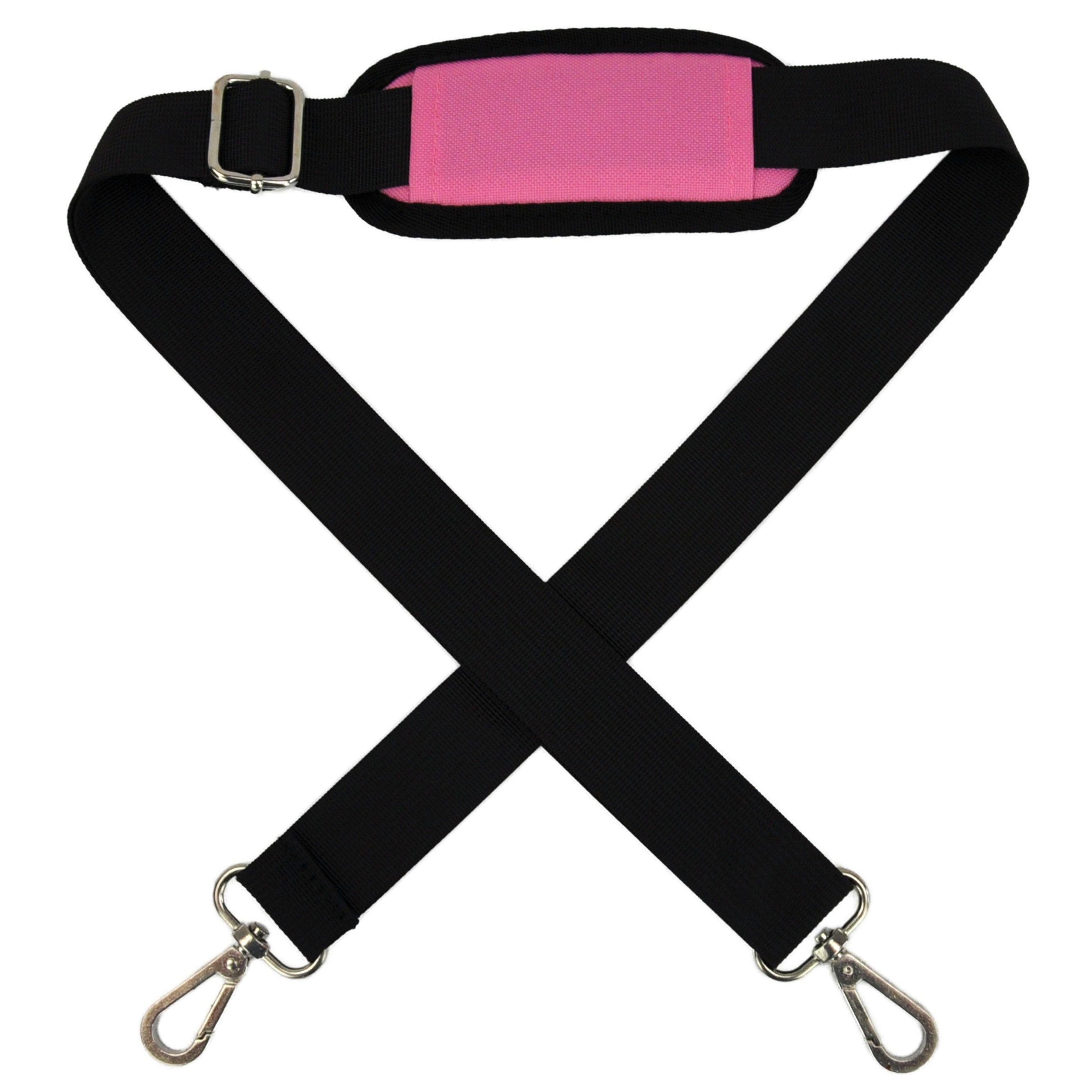 PUNALU Schulterriemen Punalu Schultergurt mit Polster, Schulterriemen für Taschen mit praktischem Karabiner, Schulterpad weich gepolstert