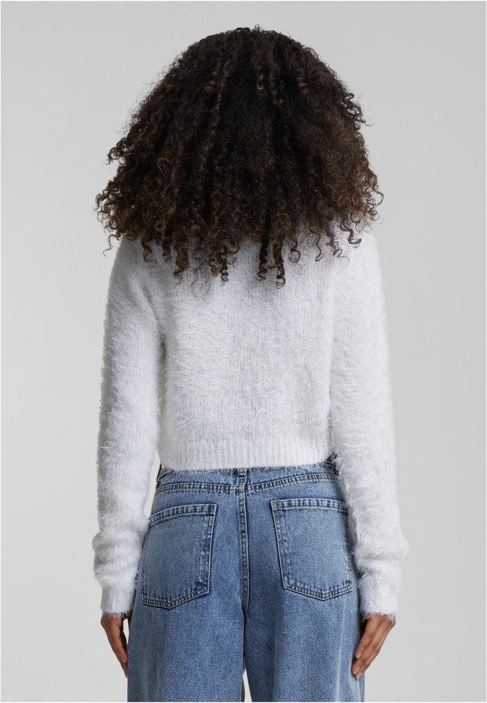 URBAN CLASSICS Strickjacke Ladies Cropped Feather Cardigan günstig online kaufen